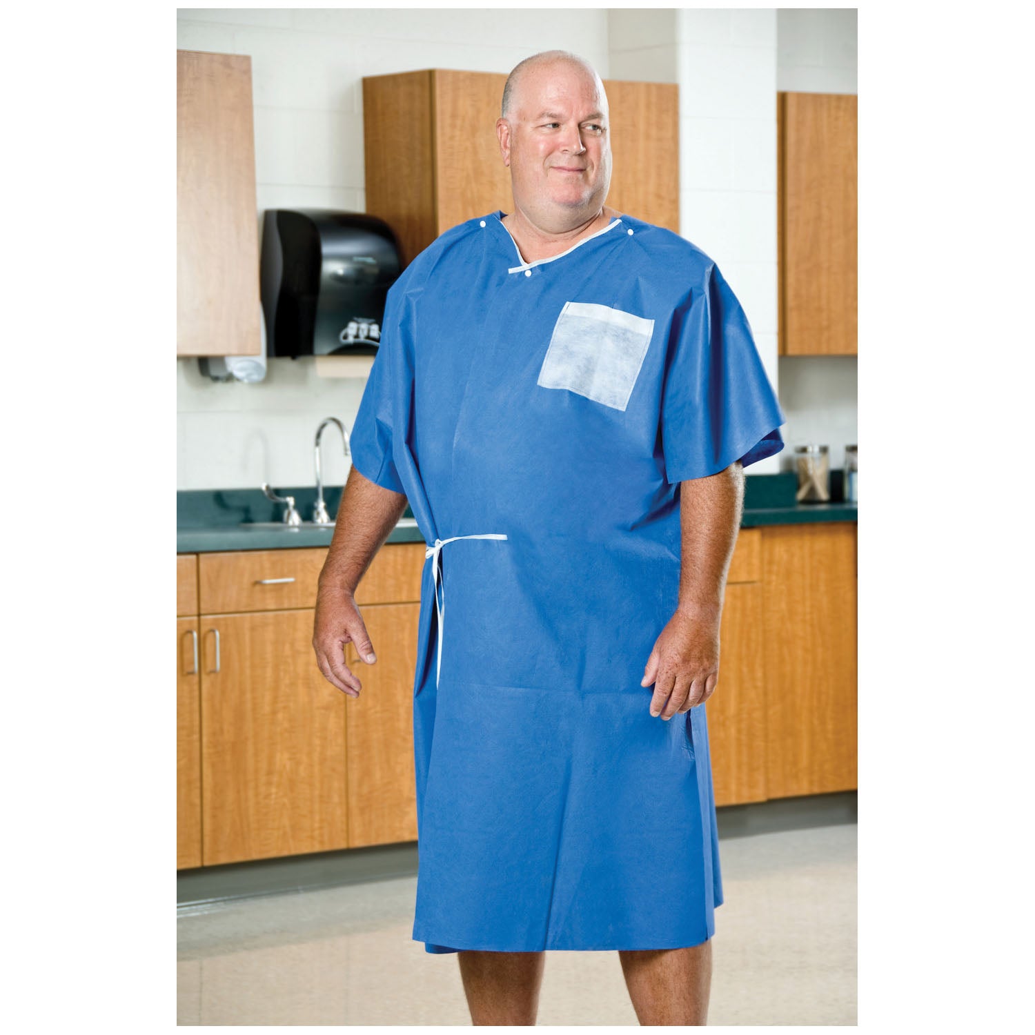 AmpleWear Gown, 40" x 50", Blue, up to Size 9x, 25/cs