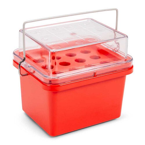 CryoCool Mini Cooler, 0C, 12-Place for 15mL Tubes, Red