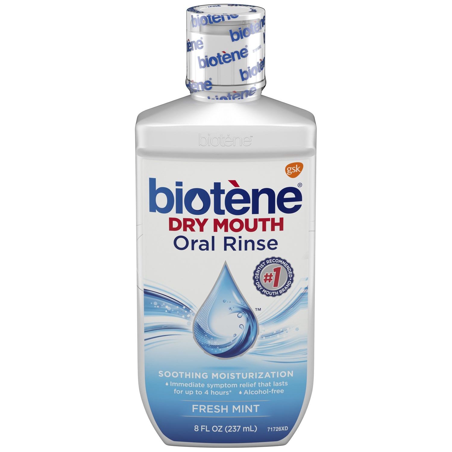 Biotene Dry Mouth Oral Rinse, Fresh Mint, 8 oz. bottle, 3/pkg, 4 pkg/cs (12 bottles total) (Available for sale in US only) (Products cannot be sold on Amazon.com or any other third Party sites.) (Item is Non-Returnable)