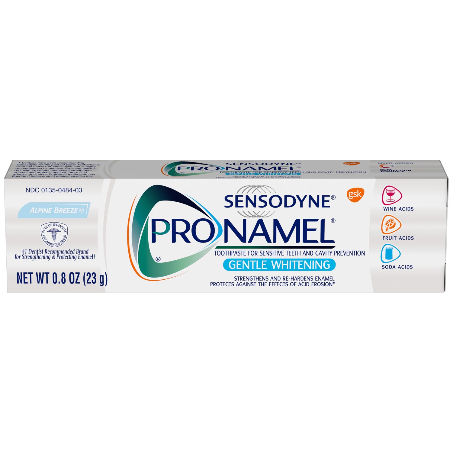 ProNamel Gentle Whitening Toothpaste, Fresh Mint, 0.8 oz. tube, 12/pkg, 3 pkg/cs (36 tubes total) (Available for sale in US only) (Products cannot be sold on Amazon.com or any other third Party sites.) (Item is Non-Returnable)