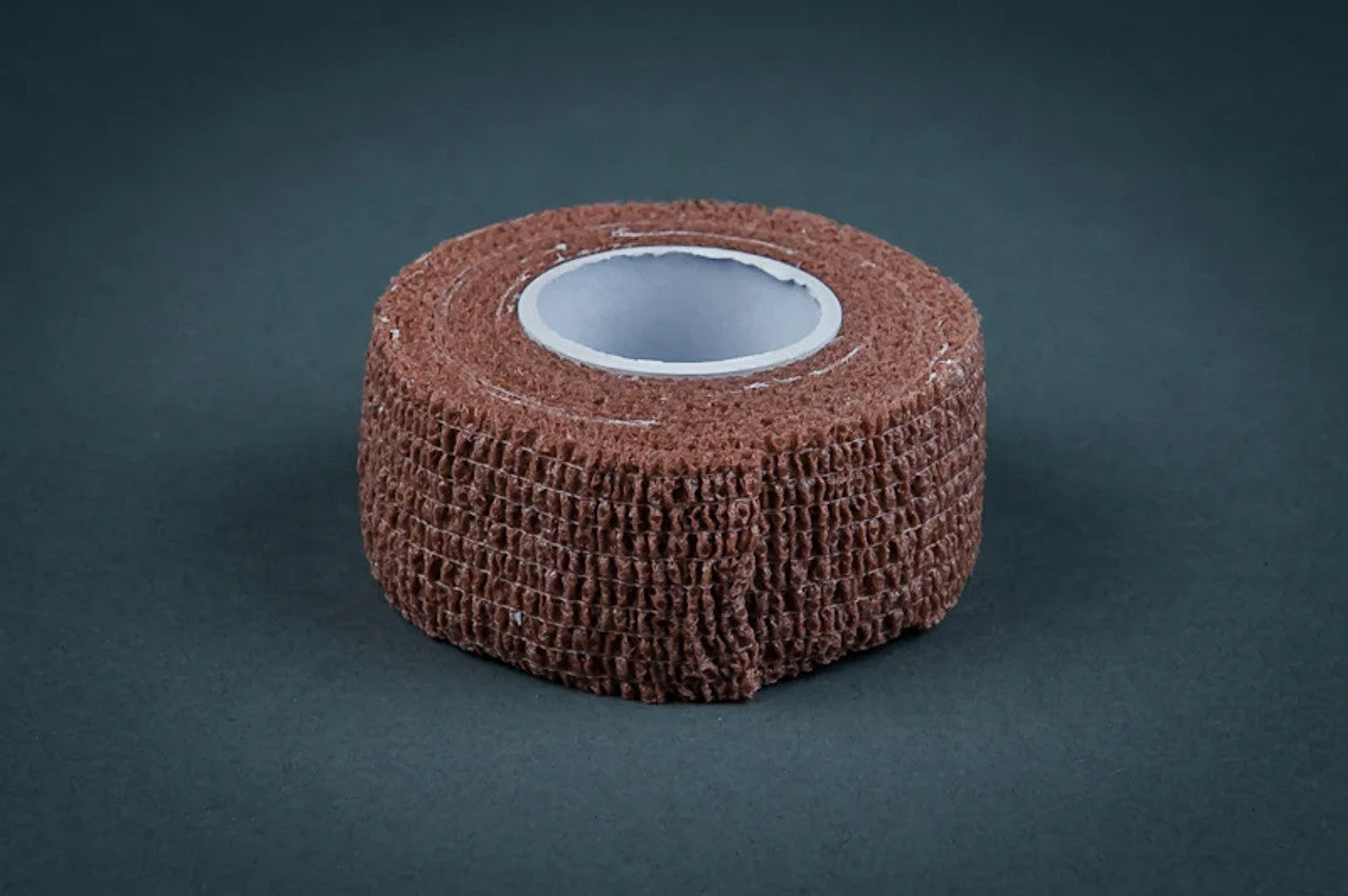 Compression Bandage, Non-Glare, 1" x 5 yds, Beige, Non-Sterile, Latex-Free, Individually Wrapped, 3 dz/bx, 2 bx/cs