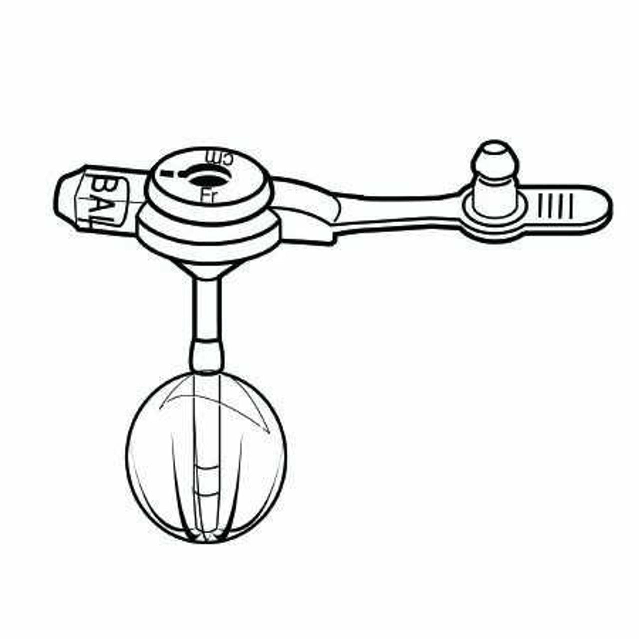 Gastrostomy Tube, 24FR, 2.0cm Stoma Length, 1/cs (US Only) (Authorized Distributor Sub-Agreement Required  - See Manufacturer Details Page)