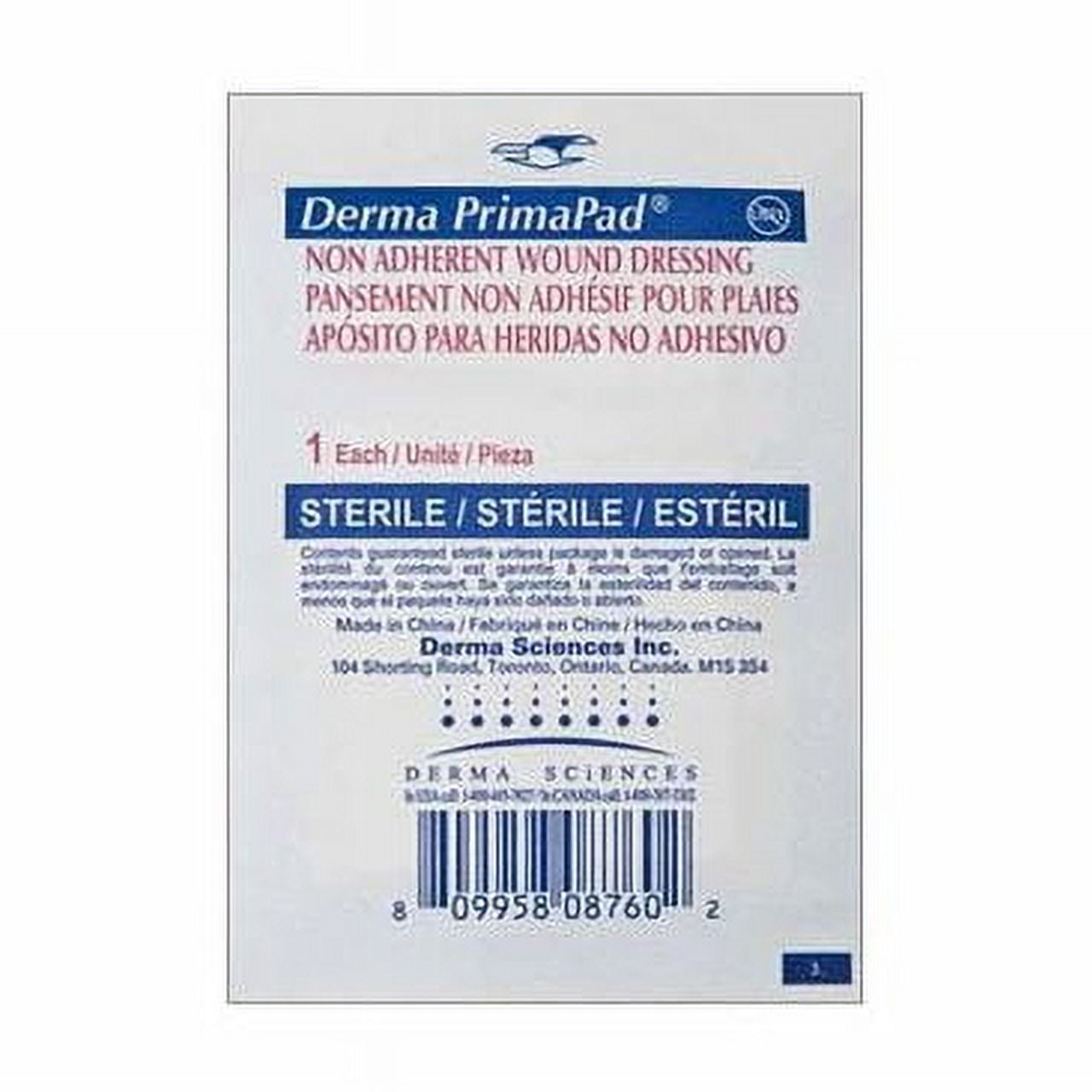 Non-Adherent Absorbent Pad, 3" x 4", Sterile, 50/bx, 18 bx/cs