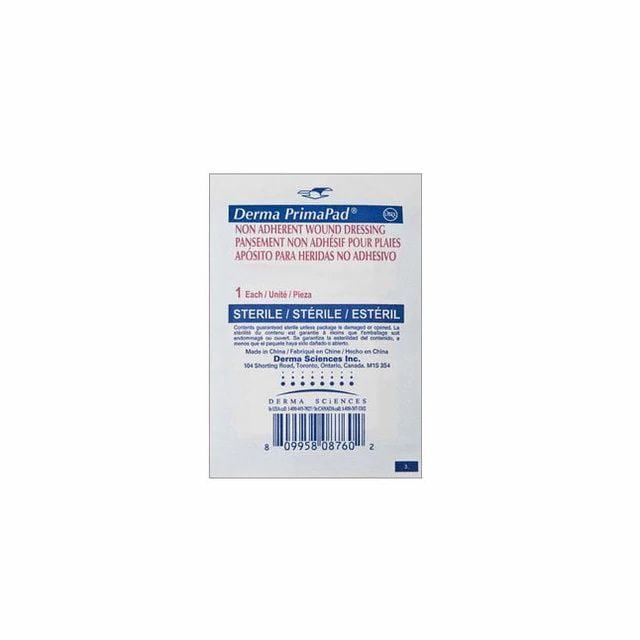 Non-Adherent Absorbent Pad, 3" x 8", Sterile, 50/bx, 12 bx/cs