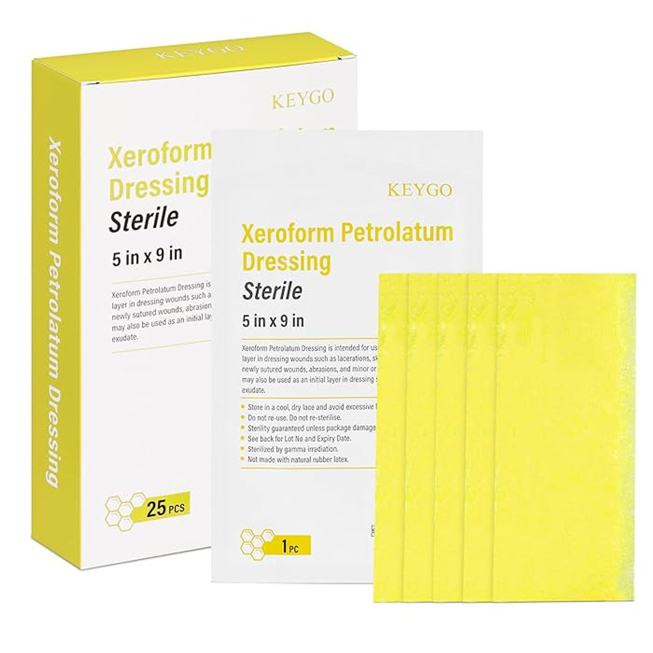 Petrolatum Gauze Dressing, 2" x 2", 25/bx, 6 bx/cs (71164)