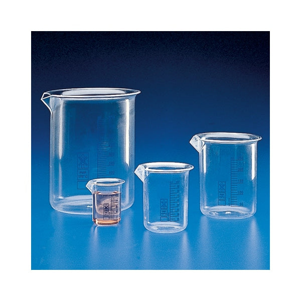Beaker, PMP (TPX), Printed Graduations, 50mL, 20/cs