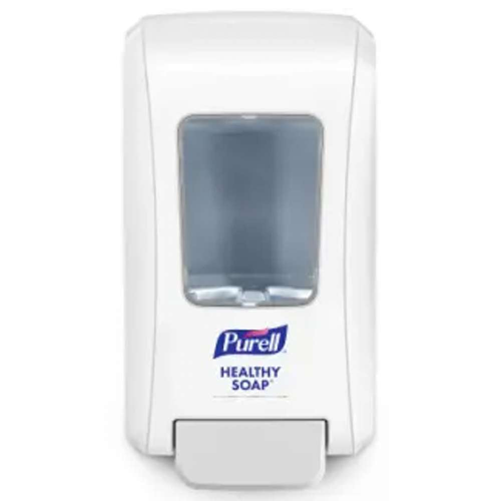 Soap Dispenser, 2000 ml, Push Style, White, 6/cs