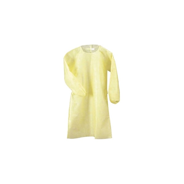Isolation Gown, Yellow, 10/pk, 5 pk/cs