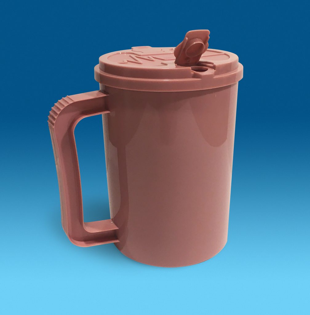 Insulated Mug with Straw, 22oz, Mauve, 60/cs