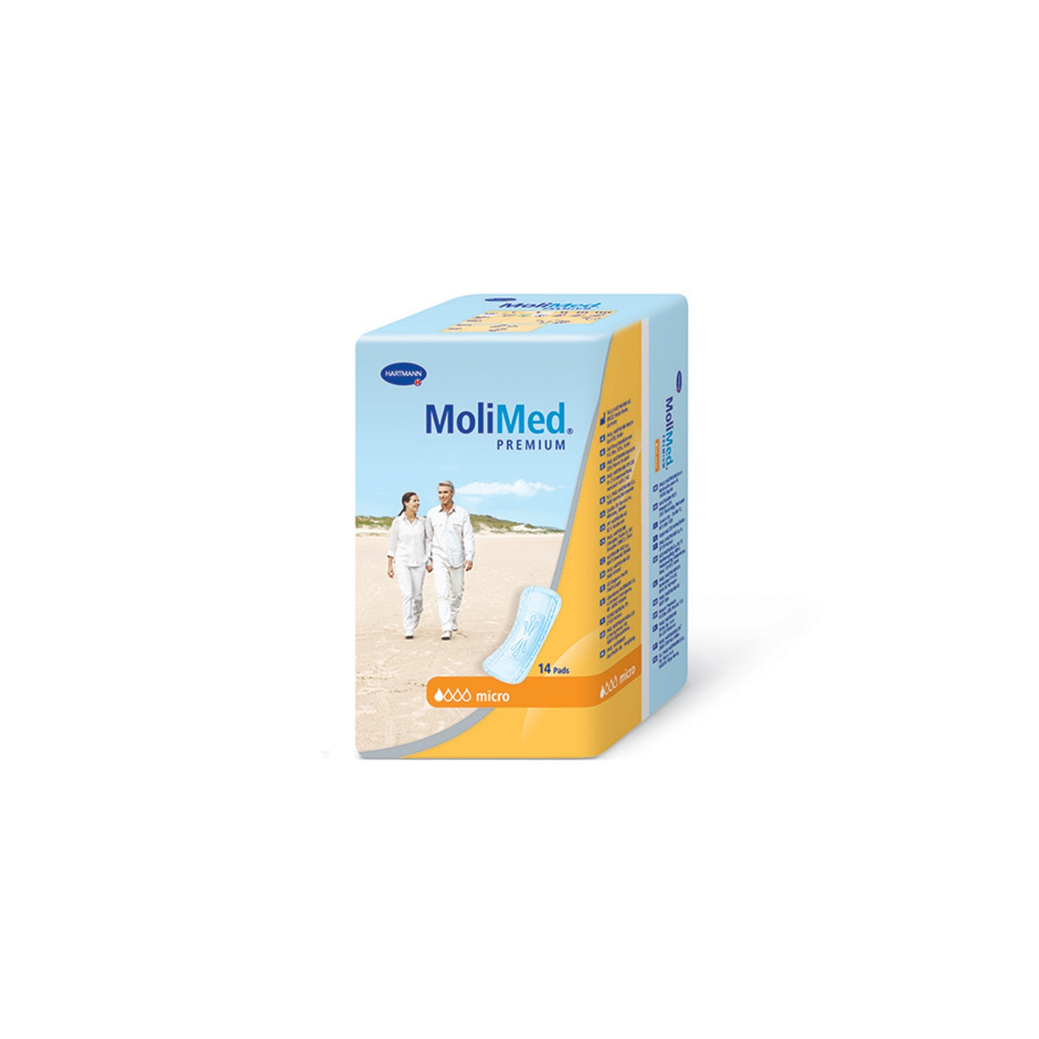 Micro Bladder Control Pad, 10_" x 4", 14/pk, 24 pk/cs