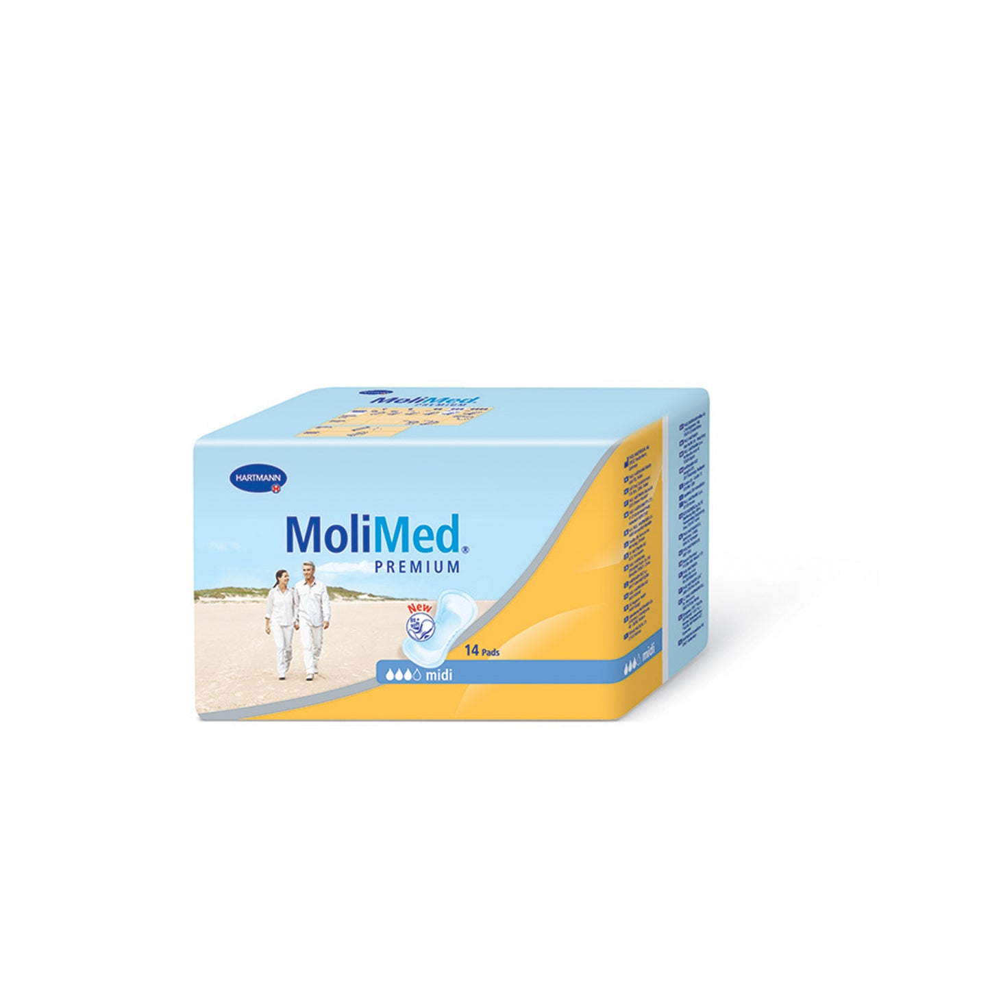 Midi Bladder Control Pad, 13" x 5_", 14/pk, 12 pk/cs
