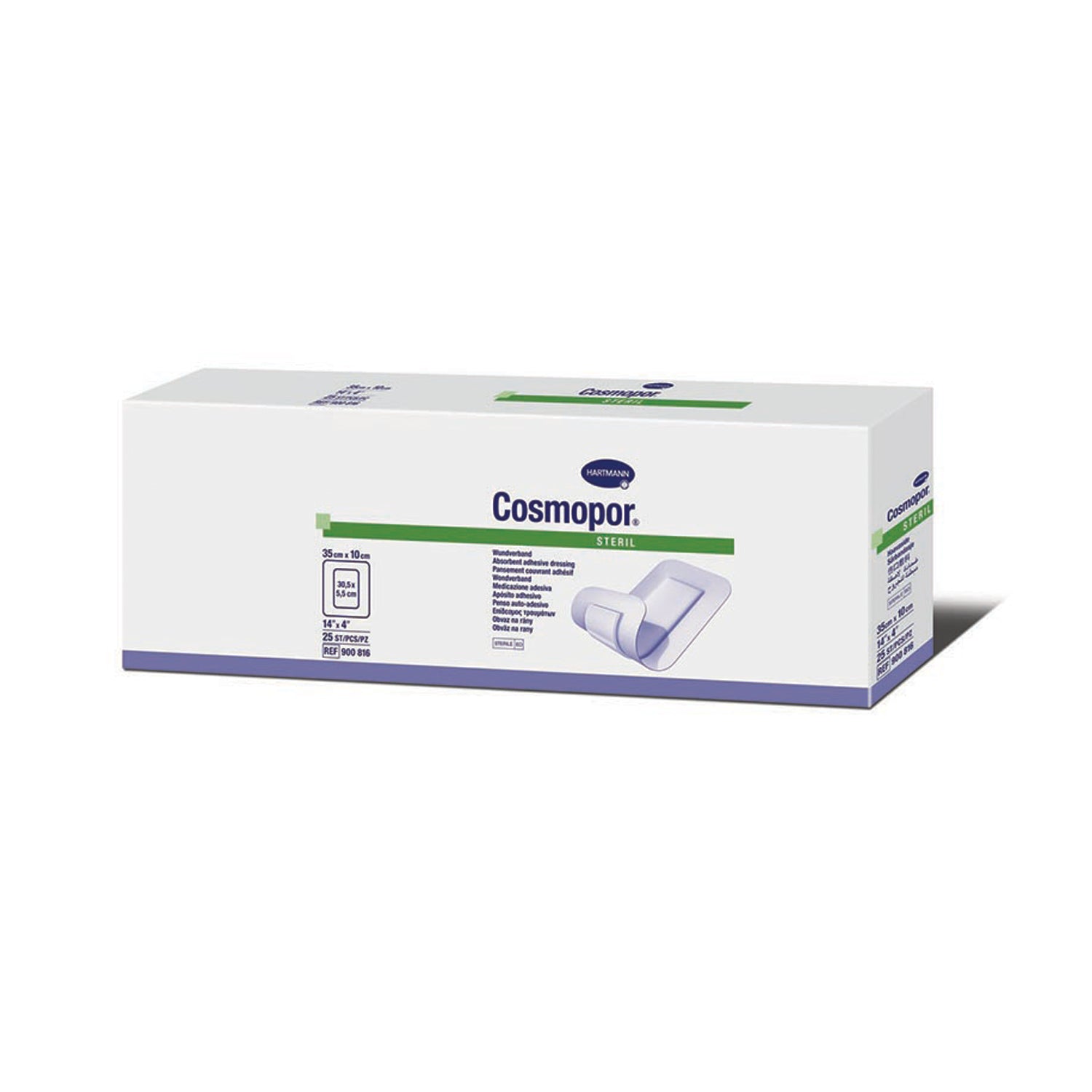 Wound Dressing, 14" x 4", Sterile, 25/bx 