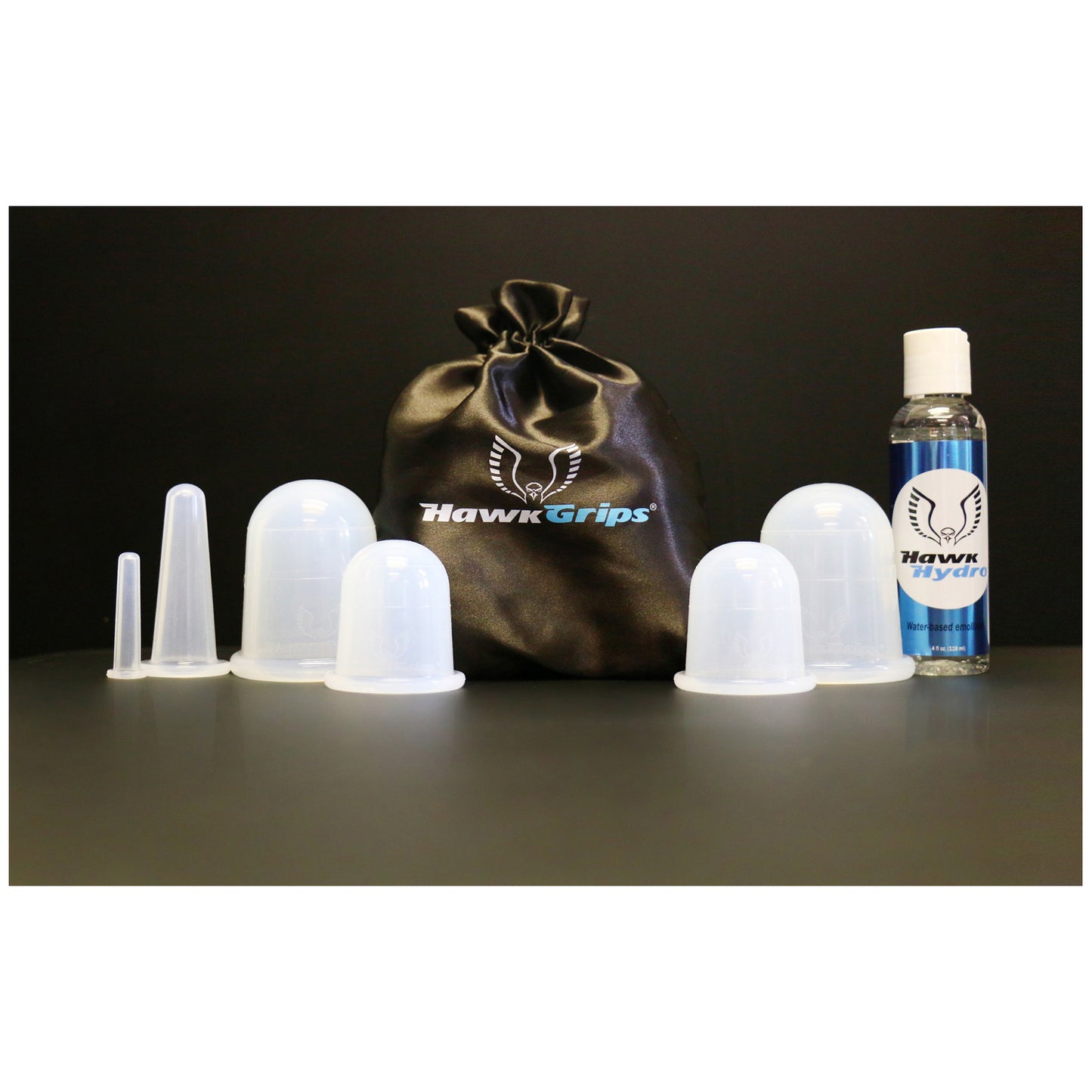 Set includes Large cups, Medium cups, Small Cup, X-Small Cup.