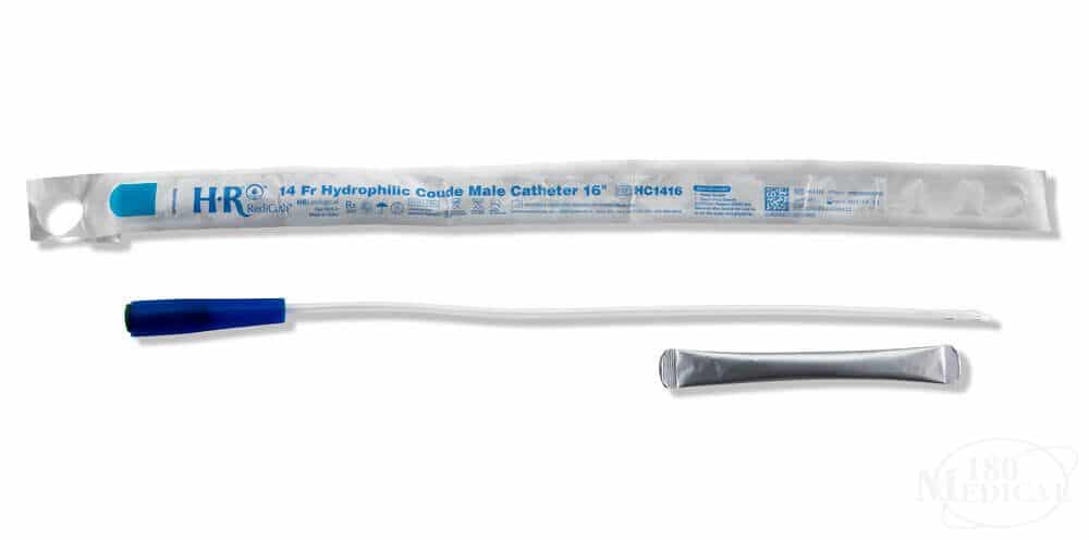 RediCath hydrophilic Coude Catheter, 12fr, 16", 30/bx, 10bx/cs