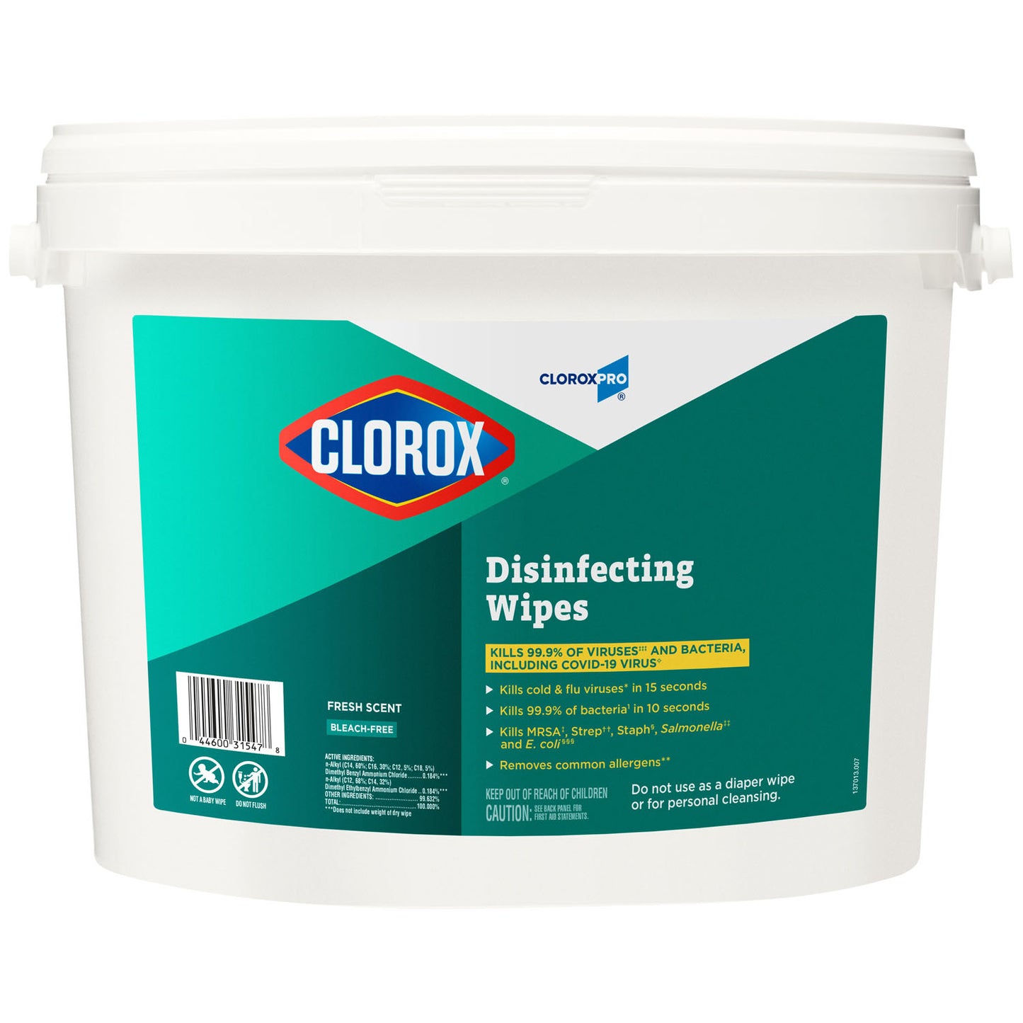 CloroxPro Clorox Disinfecting Wipes, Fresh Scent, 700 ct, 1/cs (Continental US Only)