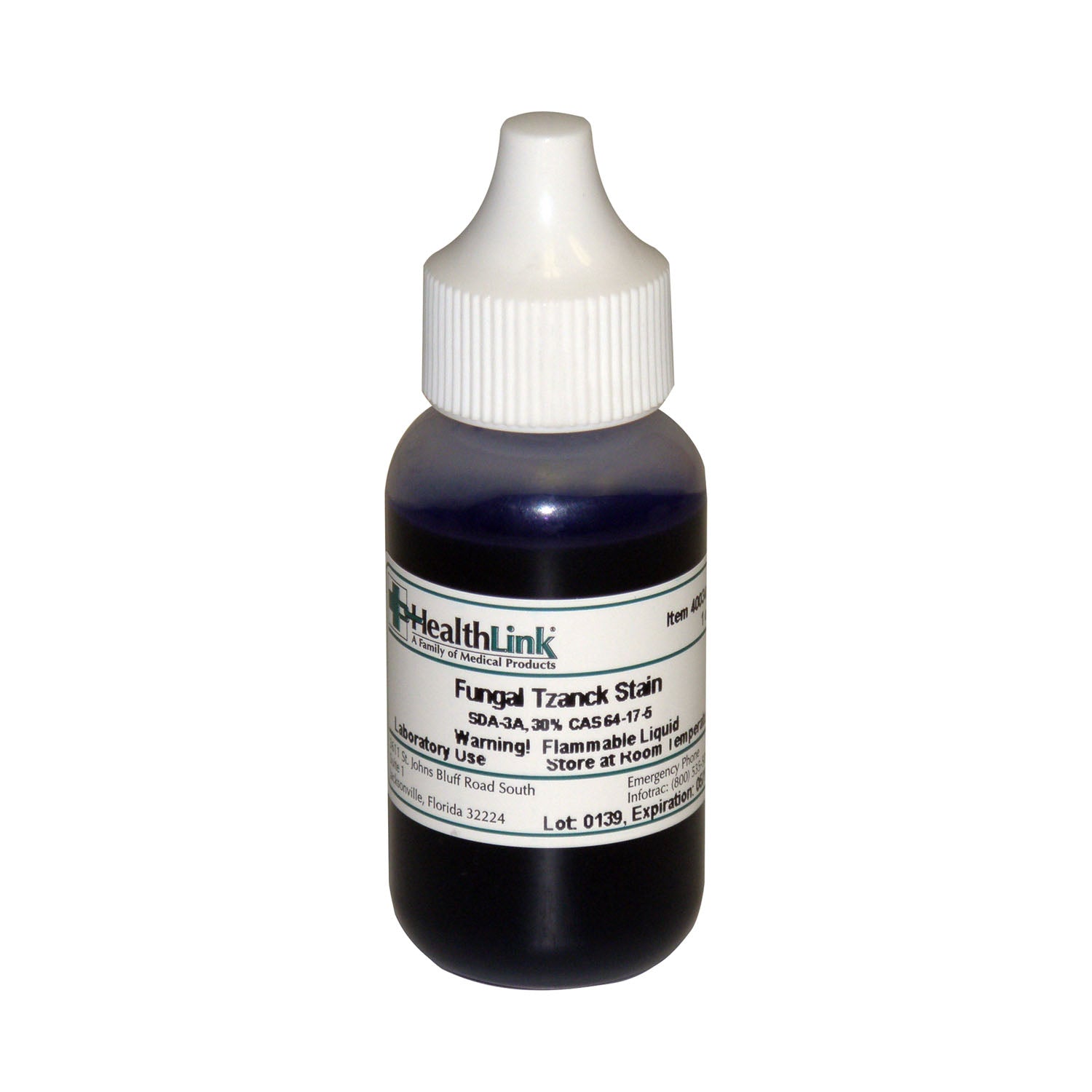 Fungal Tzanck Stain, 1 oz (Item is Non-Returnable) (US Only) (Item is considered HAZMAT and cannot ship via Air or to AK, GU, HI, MP, PR, VI)