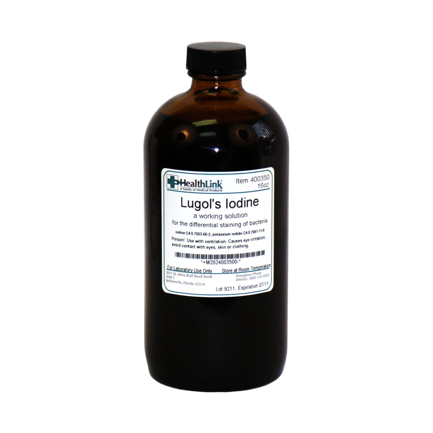 Lugol's Iodine, 16 oz (Item is Non-Returnable) (US Only)