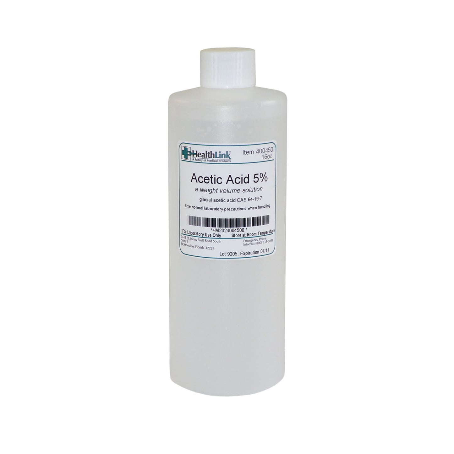 Acetic Acid, 5%, 16 oz (Item is Non-Returnable) (US Only) 
