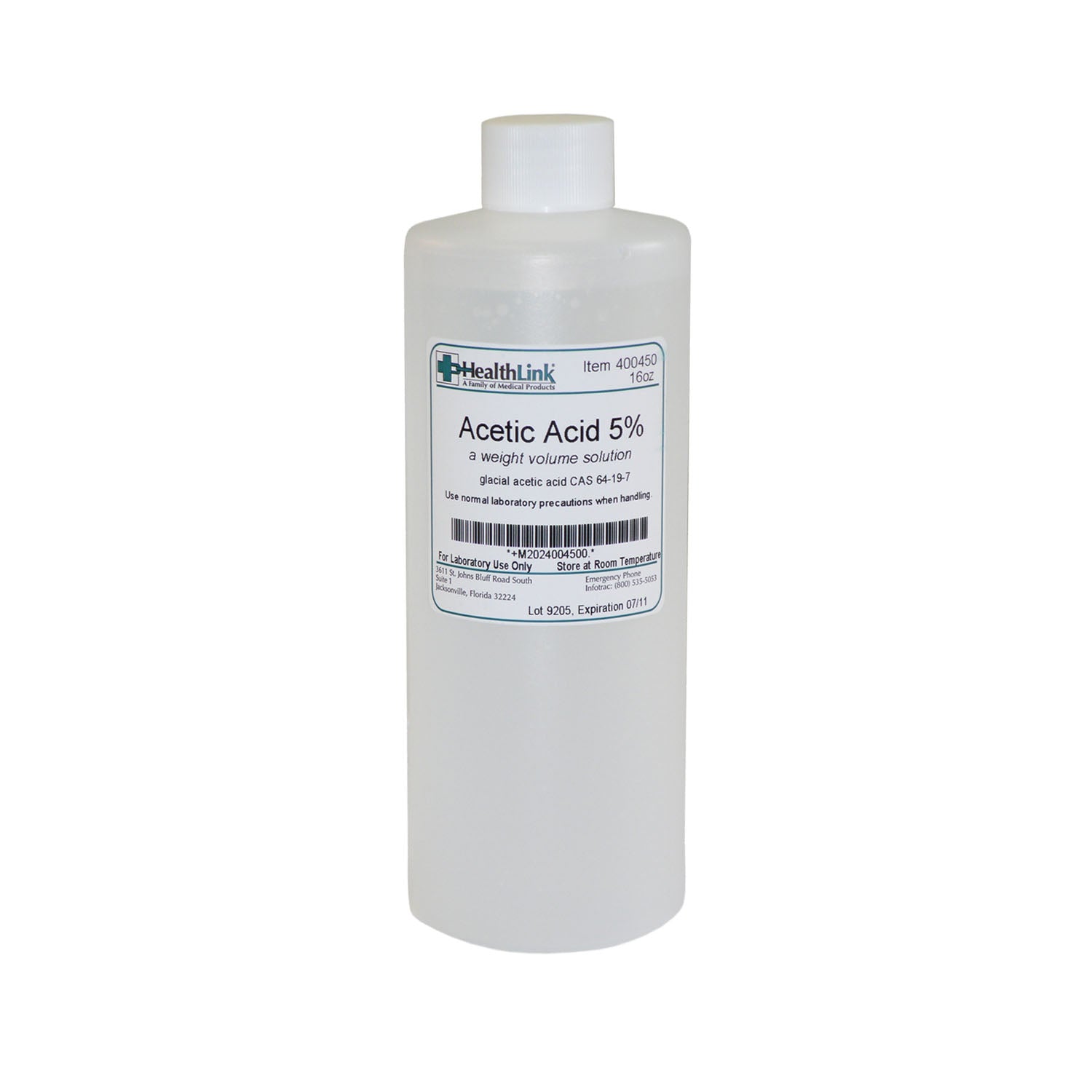 Acetic Acid, 5%, 16 oz (Item is Non-Returnable) (US Only) 