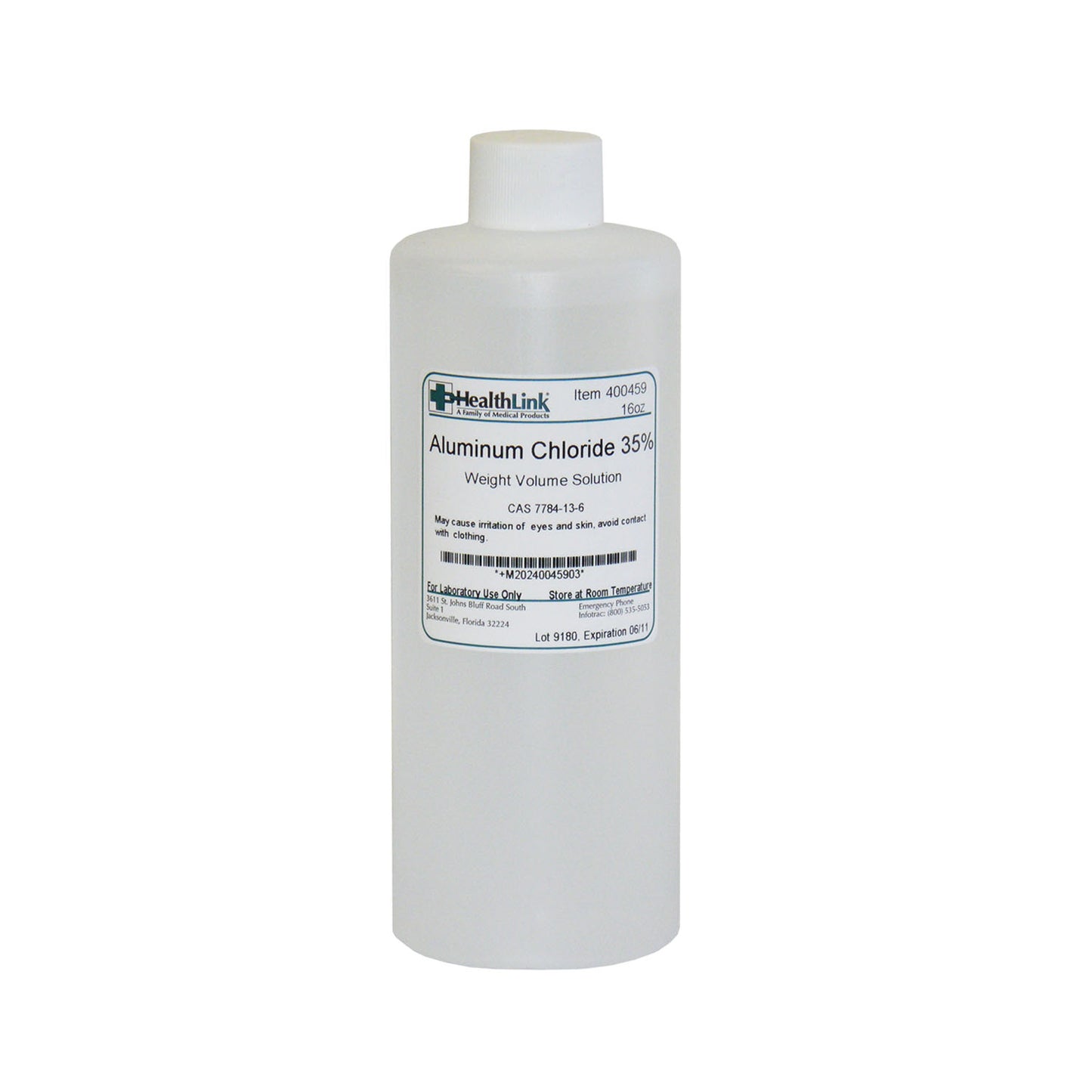Aluminum Chloride, 35%, 16 oz (Item is Non-Returnable) (US Only)