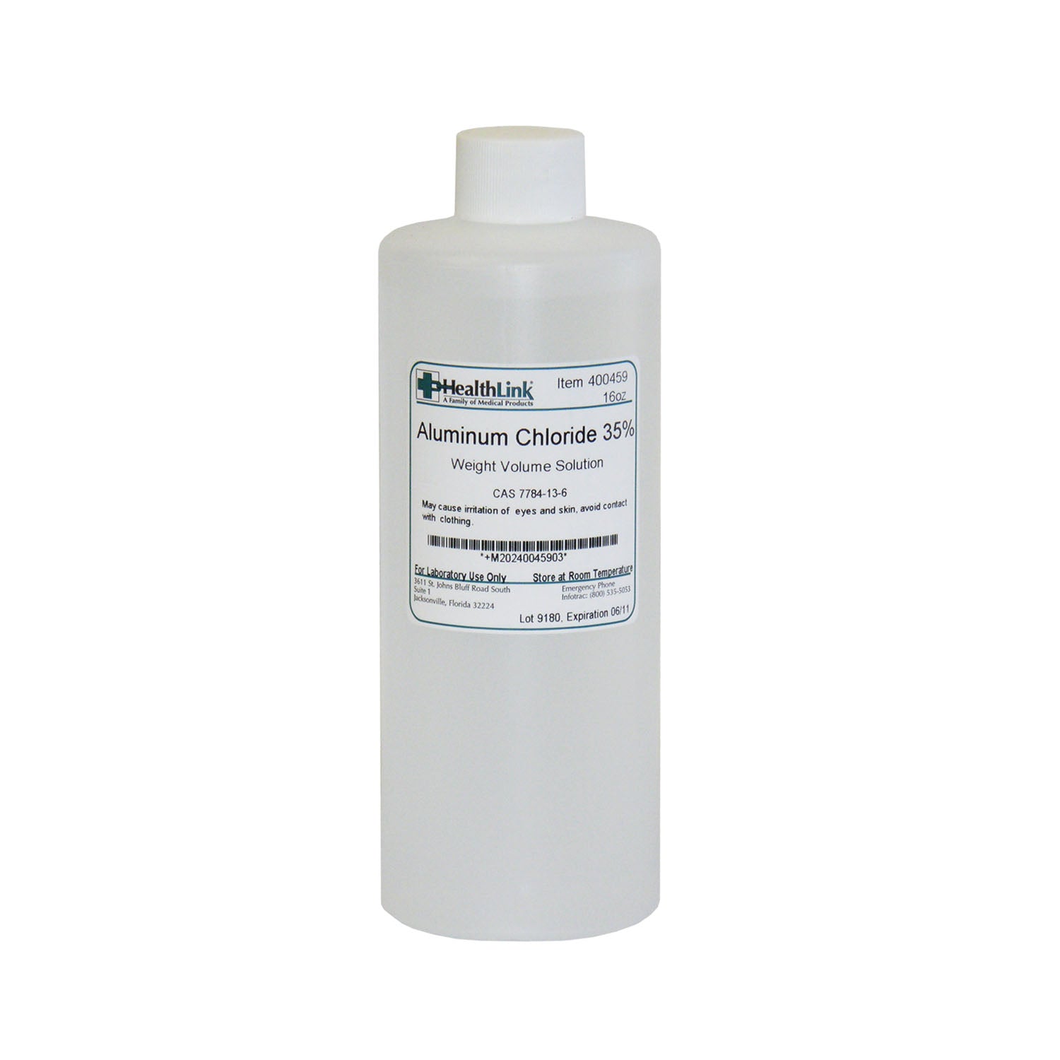 Aluminum Chloride, 35%, 16 oz (Item is Non-Returnable) (US Only)