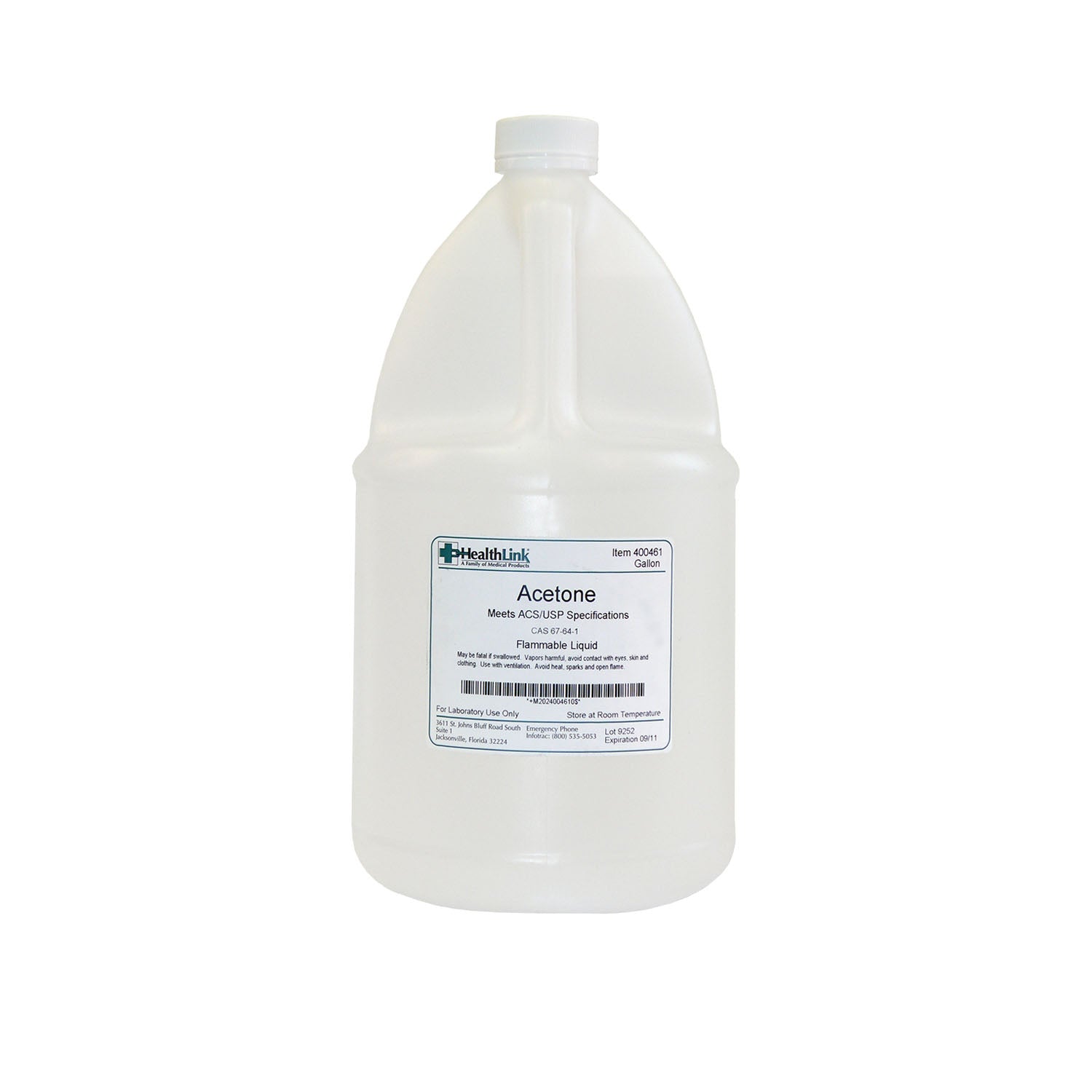 Aceton, Gallon (Item is Non-Returnable) (US Only) (Item is considered HAZMAT and cannot ship via Air or to AK, GU, HI, MP, PR, VI)
