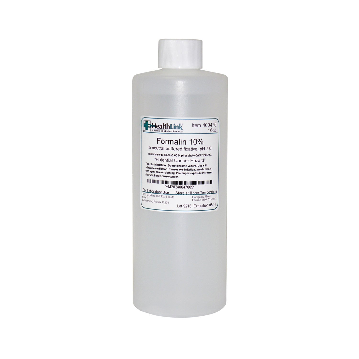 Formalin, 10%, Buffered, 16 oz (Item is Non-Returnable) (US Only) 
