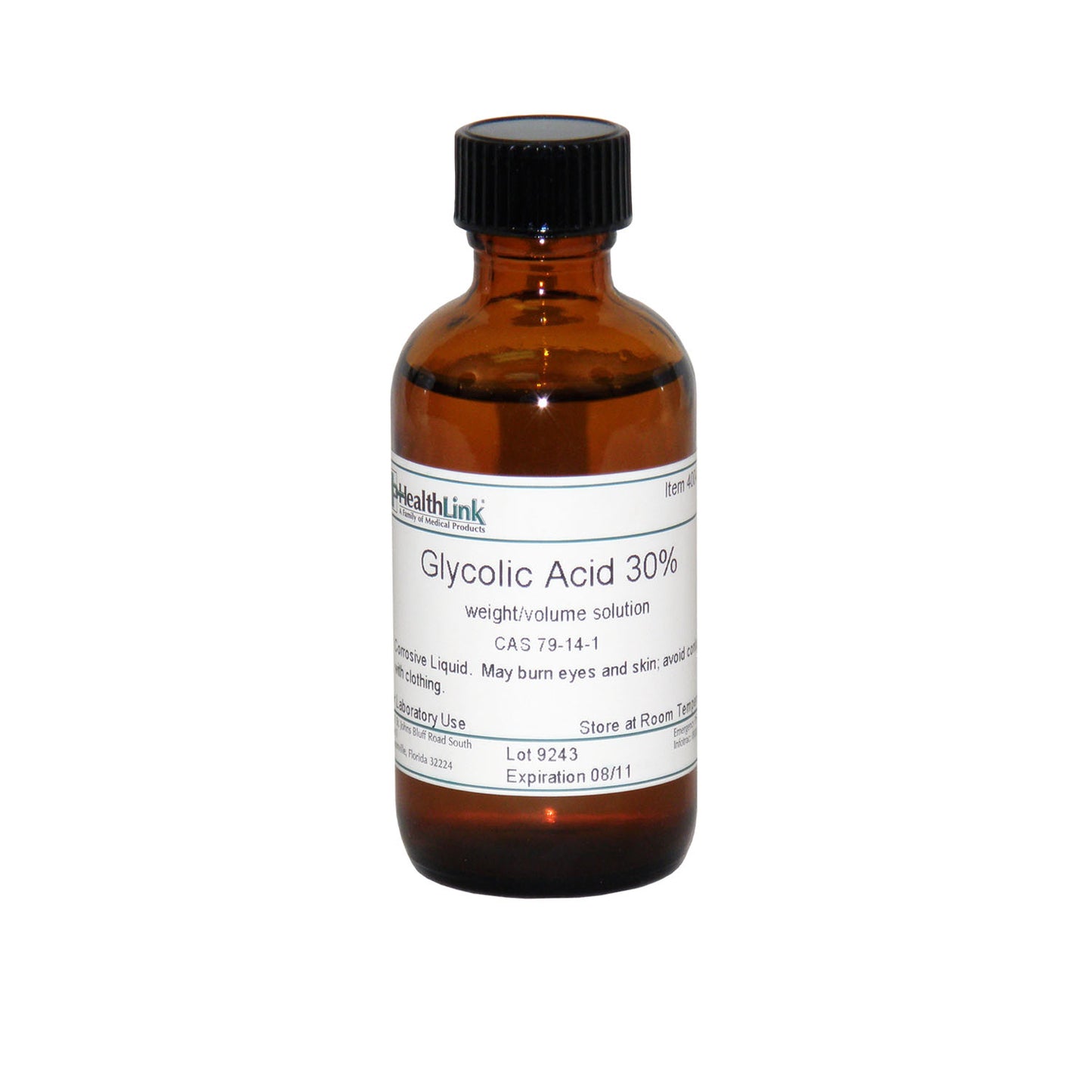 Glycolic Acid, 30%, 2 oz (Item is Non-Returnable) (US Only) 