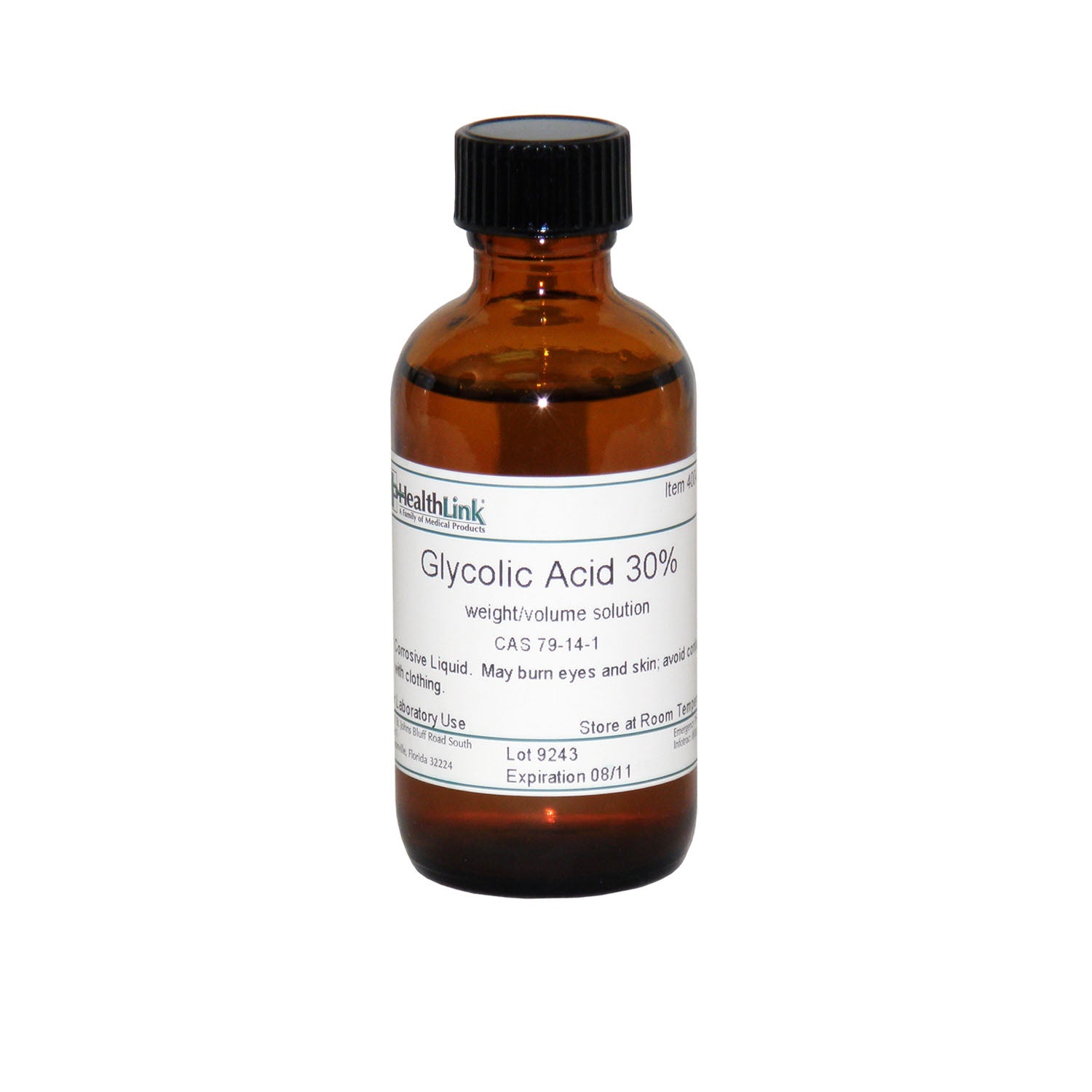 Glycolic Acid, 30%, 2 oz (Item is Non-Returnable) (US Only) 