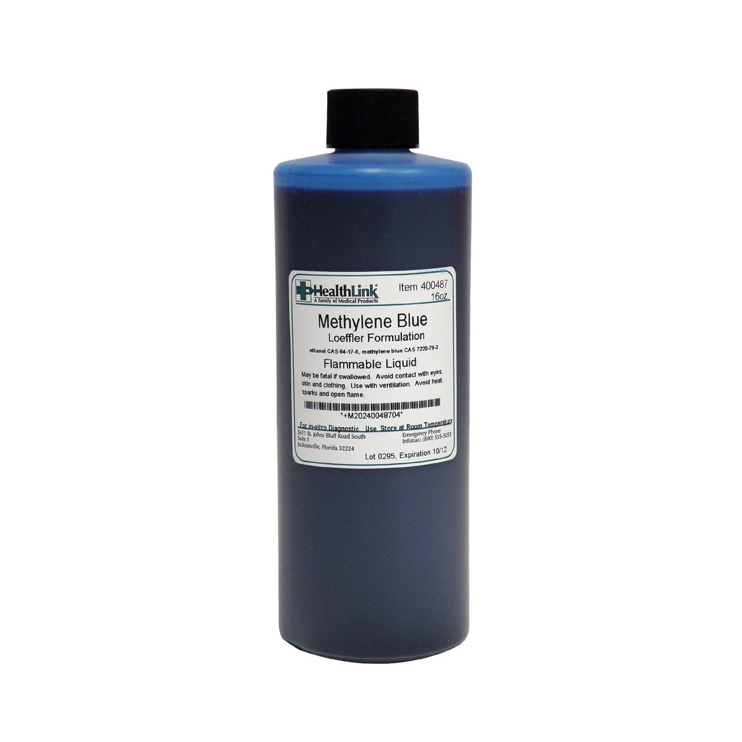 Methelyne Blue Loeffler, 16 oz (Item is Non-Returnable) (US Only) (Item is considered HAZMAT and cannot ship via Air or to AK, GU, HI, MP, PR, VI)