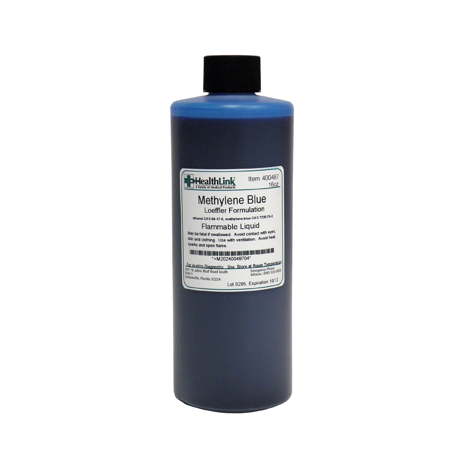 Methelyne Blue Loeffler, 16 oz (Item is Non-Returnable) (US Only) (Item is considered HAZMAT and cannot ship via Air or to AK, GU, HI, MP, PR, VI)