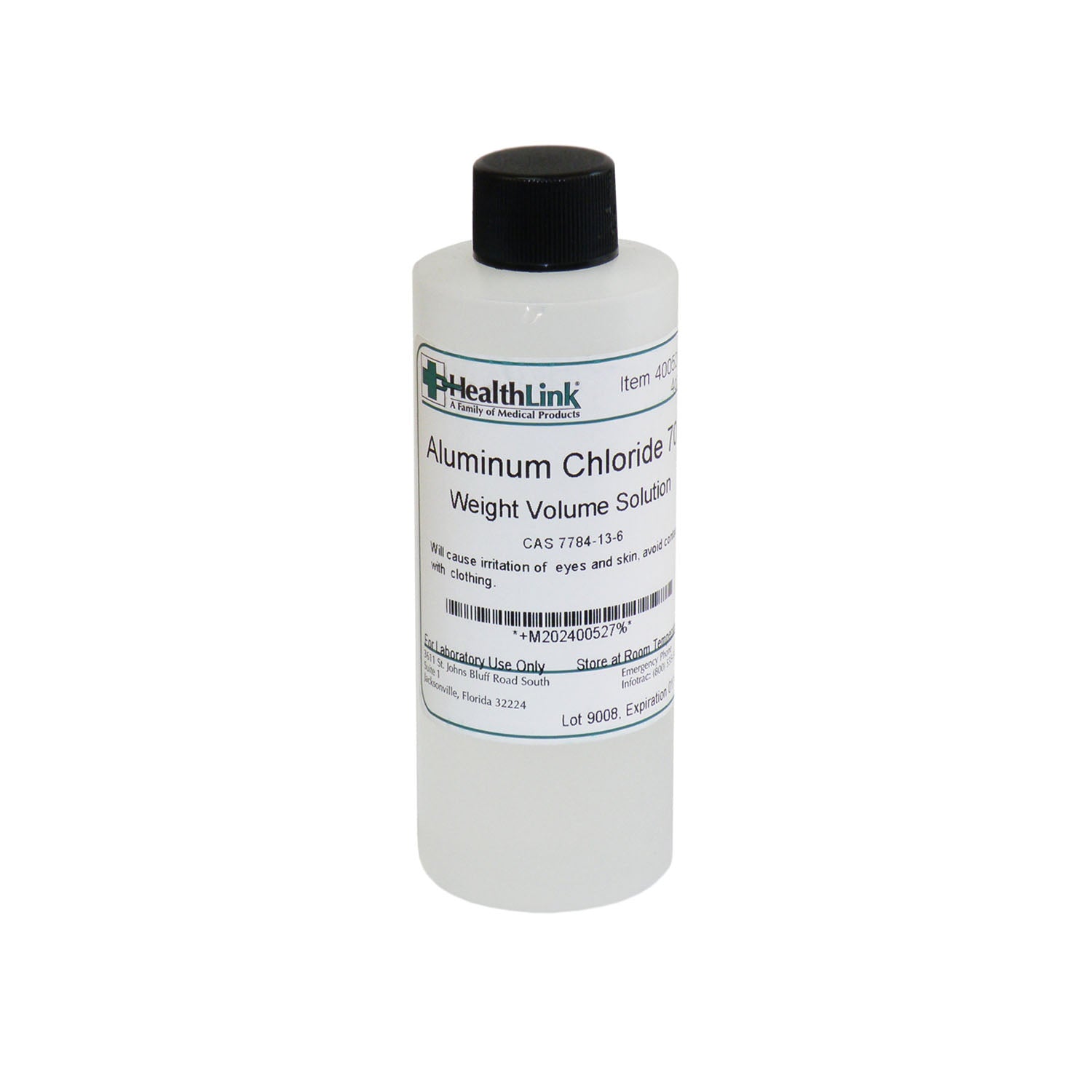 Aluminum Chloride, 70%, 4 oz (Item is Non-Returnable) (US Only)