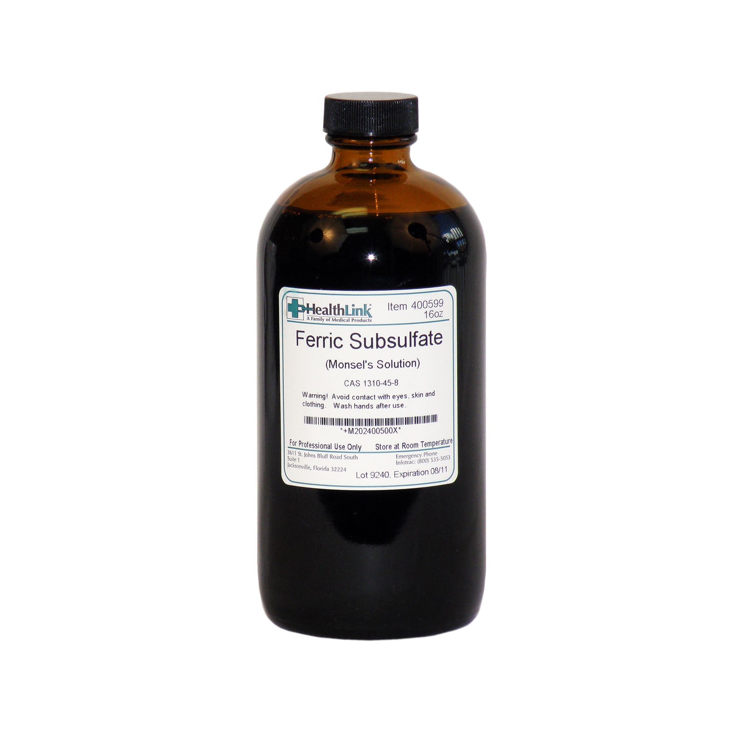 Monsel's Solution, Amber Bottle, 16 oz (Item is Non-Returnable) (US Only)