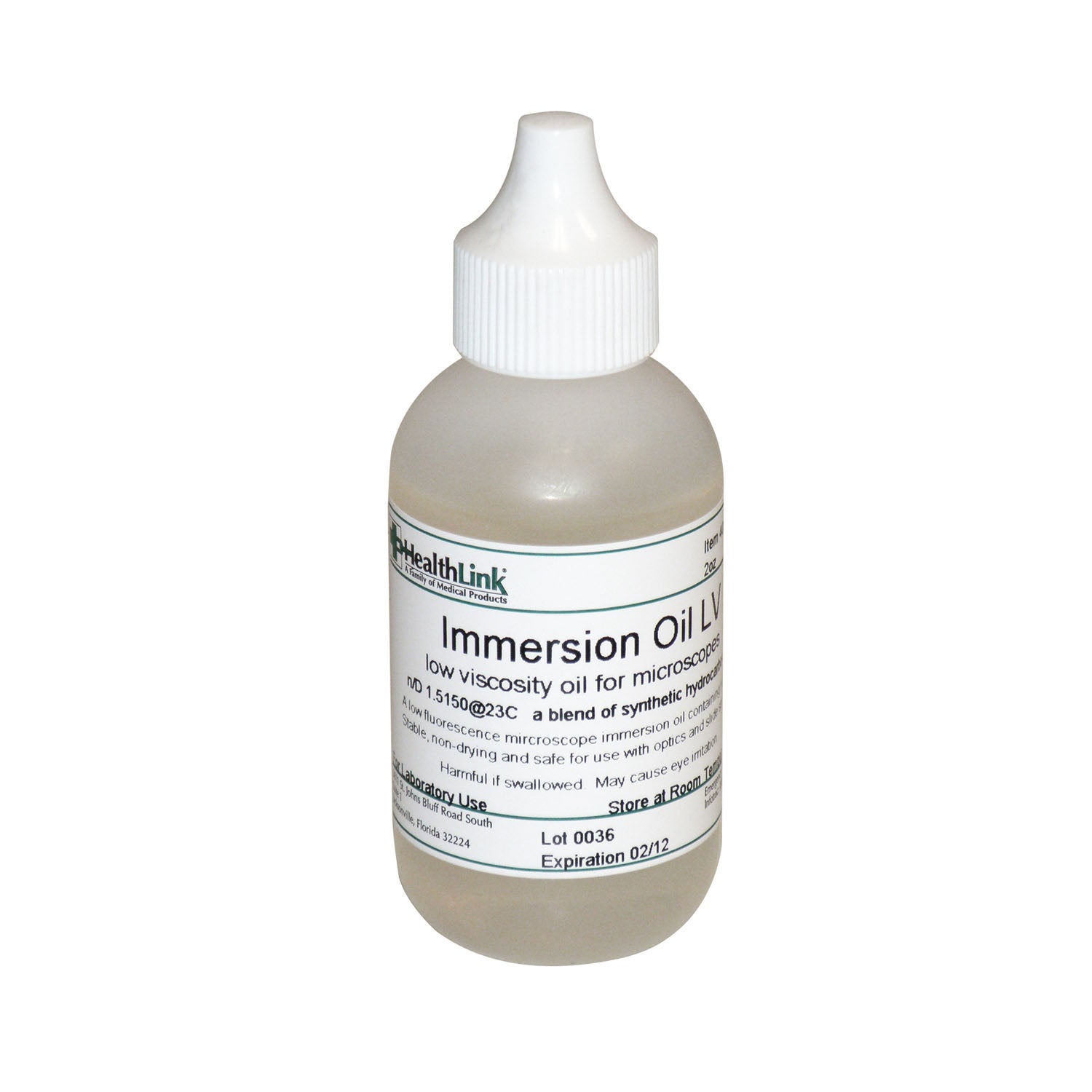 Immersion Oil LV, 2 oz (Item is Non-Returnable) (US Only)