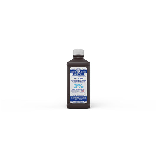 Hydrogen Peroxide 3%, 16 oz, 12 btl/cs (176 cs/plt) (US Only) 