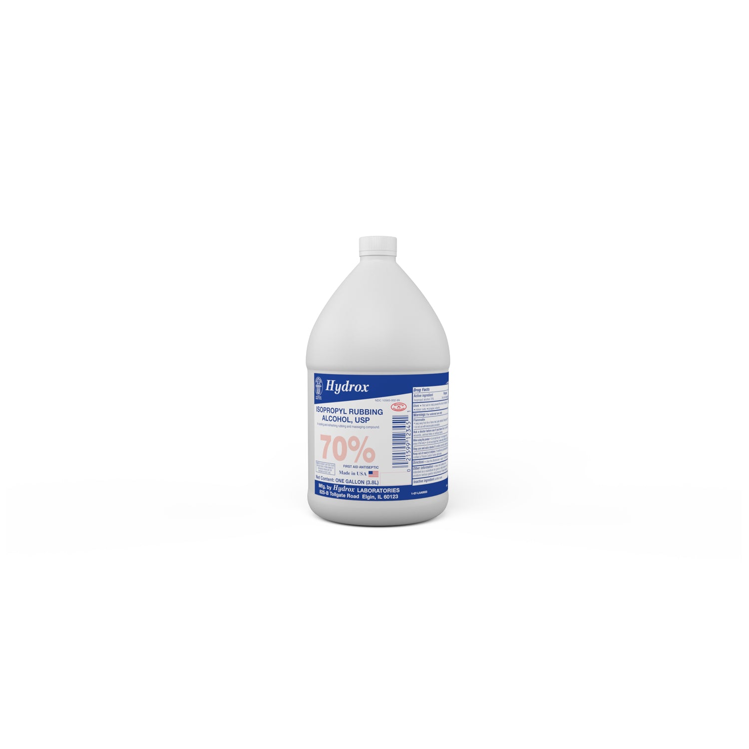 Isopropyl Rubbing Alcohol 70%, USP, 128 oz, 4 btl/cs (45 cs/plt) (US Only) (Item is considered HAZMAT and cannot ship via Air or to AK, GU, HI, MP, PR, VI)