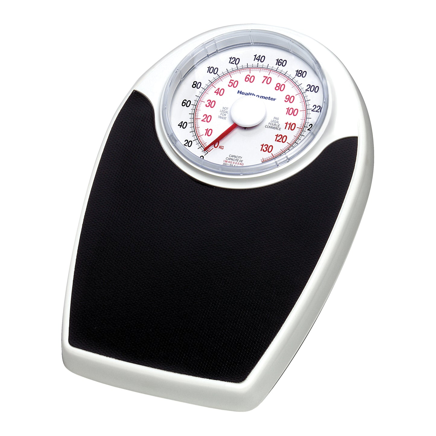Mechanical Floor Scale, 330 lb/150 kg Capacity, 11_" x 10_" x 2_" Platform Dimension, Durable Steel Base & Platform, Large 6_" Easy To Read Dial, Oversized Platform, Non-Slip Mat (DROP SHIP ONLY)