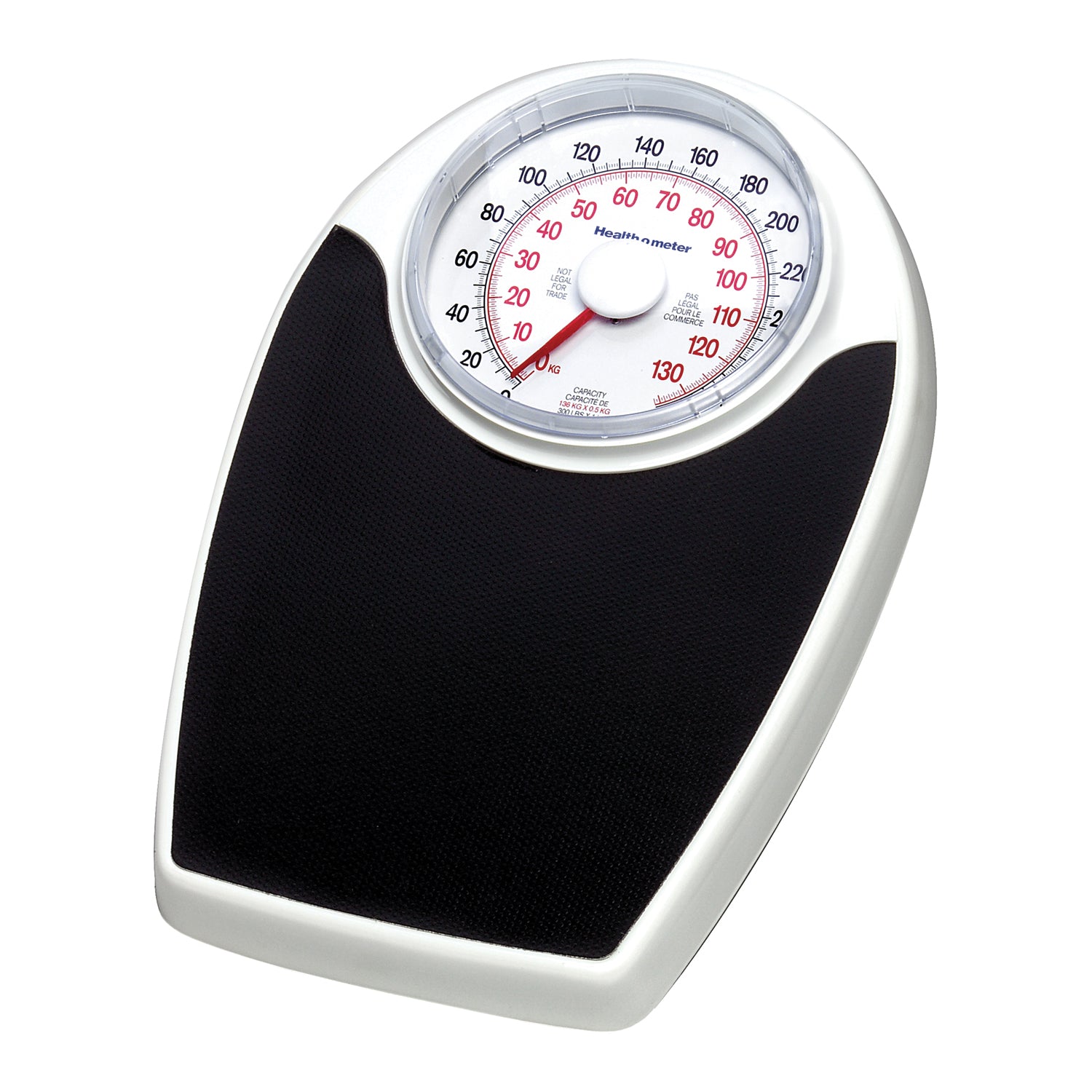 Mechanical Floor Scale, Capacity: 330 lbs/150 kg, Platform Dimension: 11_" x 10_" x 2_", Durable Steel Base & Platform, Large 6_" Easy to Read Dial, Oversized Platform, Non-Slip Mat, 2/cs (DROP SHIP ONLY)