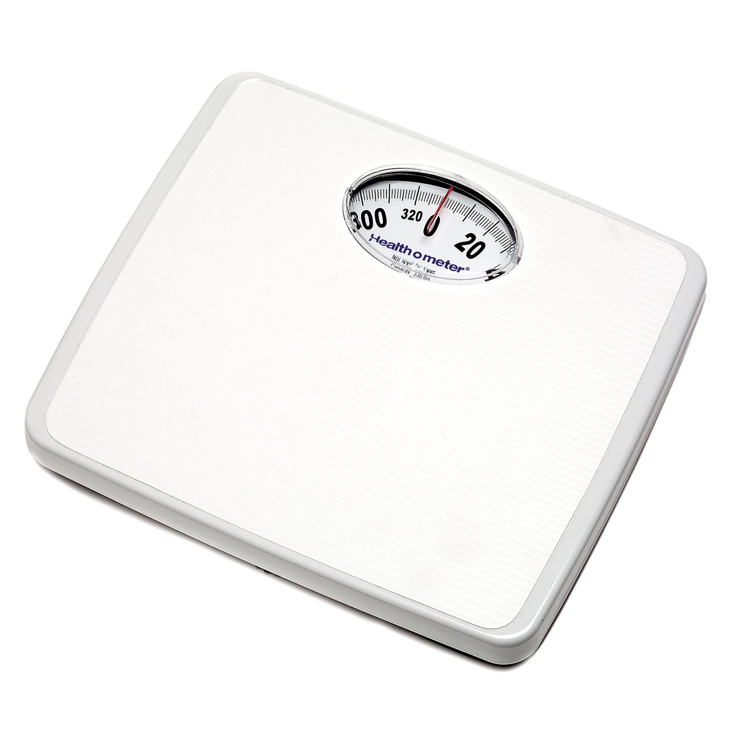 Mechanical Floor Scale, Capacity 330 lbs, Platform Dimension: 11 3/8" x 9_" x 2", Steel Base & Platform, Wide Platform for Stability, Non-Slip Mat, Large Easy to Read Dial, 2/cs (DROP SHIP ONLY)