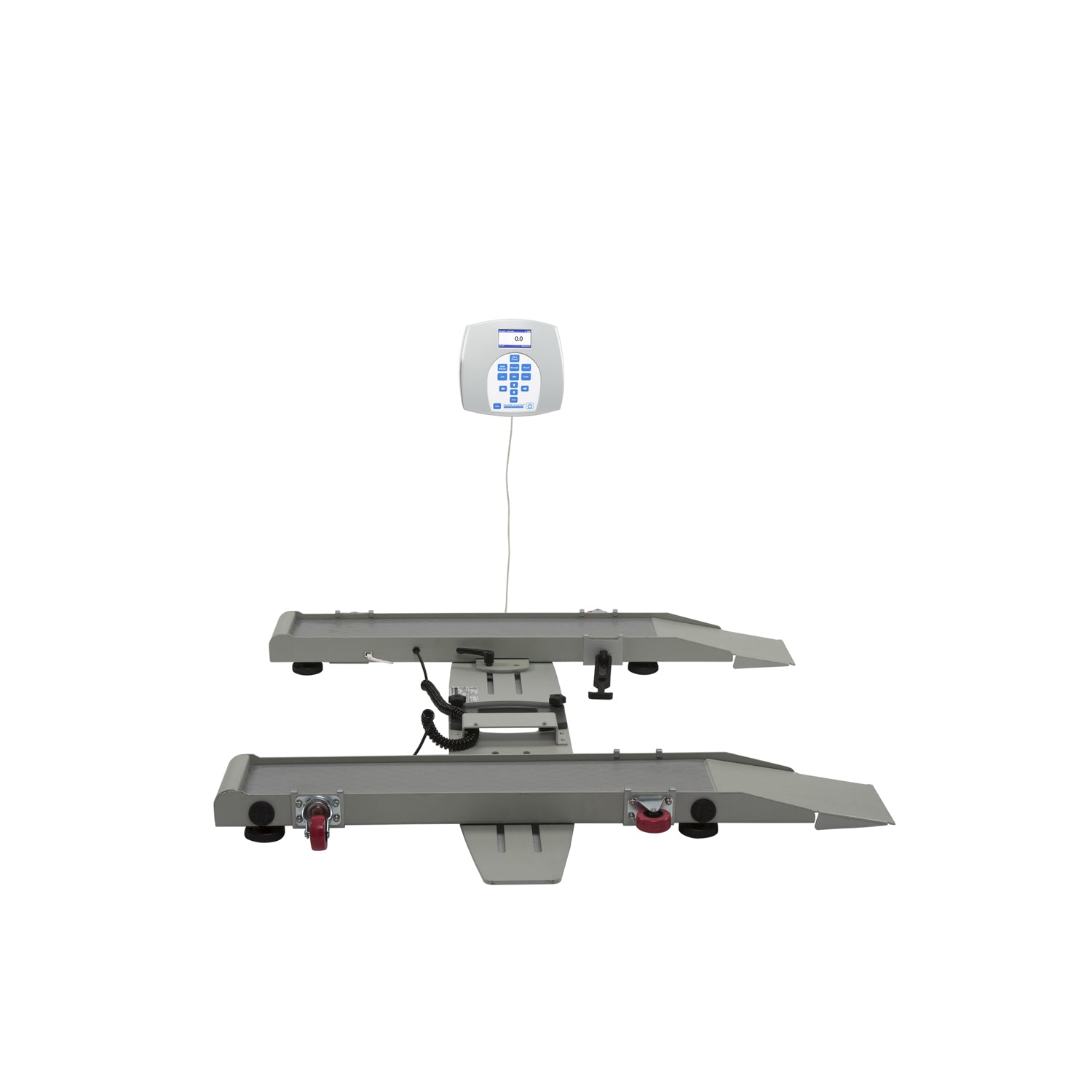 Digital Portable Ramp Scale with Pelstar Wireless Technology, Capacity: 363 kg, Resolution: 0.1kg, _" LCD Display, Rail Size 6"W x 40"D, Folds For Easy Portability, Includes Wheels, 120V Adapter (included) or (6) AA Batteries (not included) (DROP SHIP ONLY)