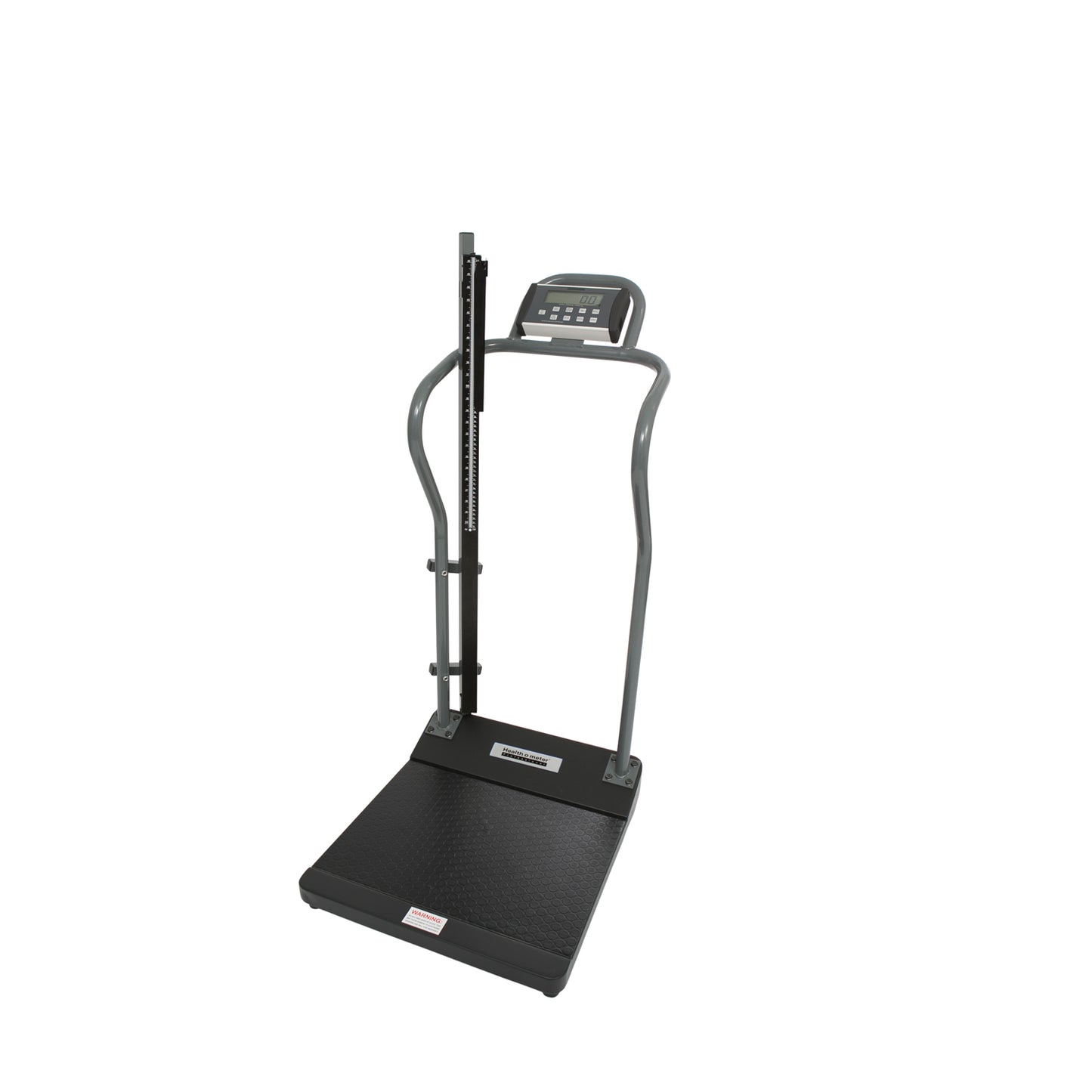 Antimicrobial Digital Platform Scale with Height Rod, KL Only, Assembled, 100-240V Adapter (Included) or 6 D Batteries (not included) (DROP SHIP ONLY)