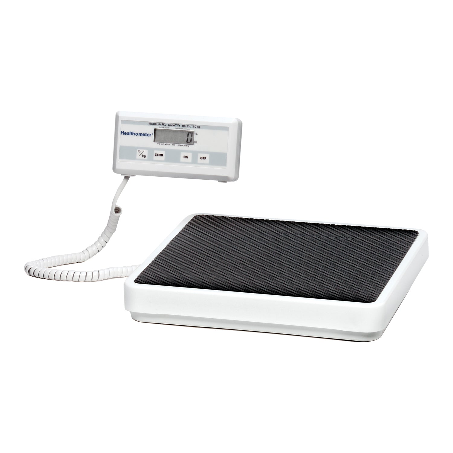 Digital Floor Scale with Remote Display & Serial Port, Power Adapter ADPT40 Included, 400 lb Capacity (DROP SHIP ONLY)