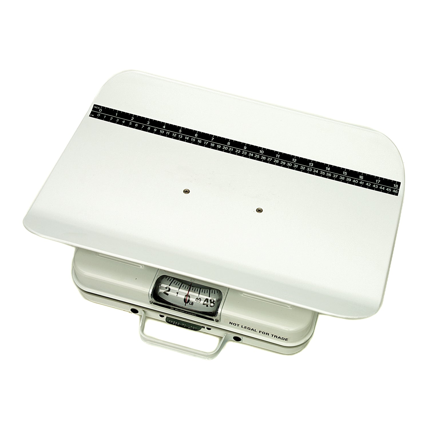 Mechanical Scale, Pediatric, Capacity: 25kg, 100g Graduation, Seat Tray Dimensions: 19 3/8"W x 12 3/8"D x 3_"H (DROP SHIP ONLY)