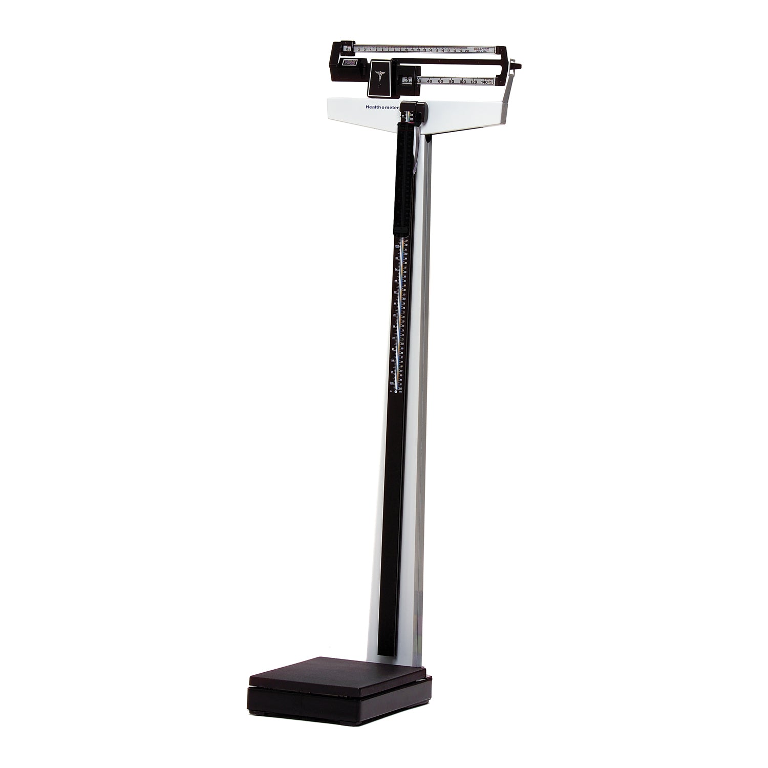 Mechanical Beam Scale, Height Rod, 400 lb Capacity, Platform 10_" x 14" x 3_" (DROP SHIP ONLY)