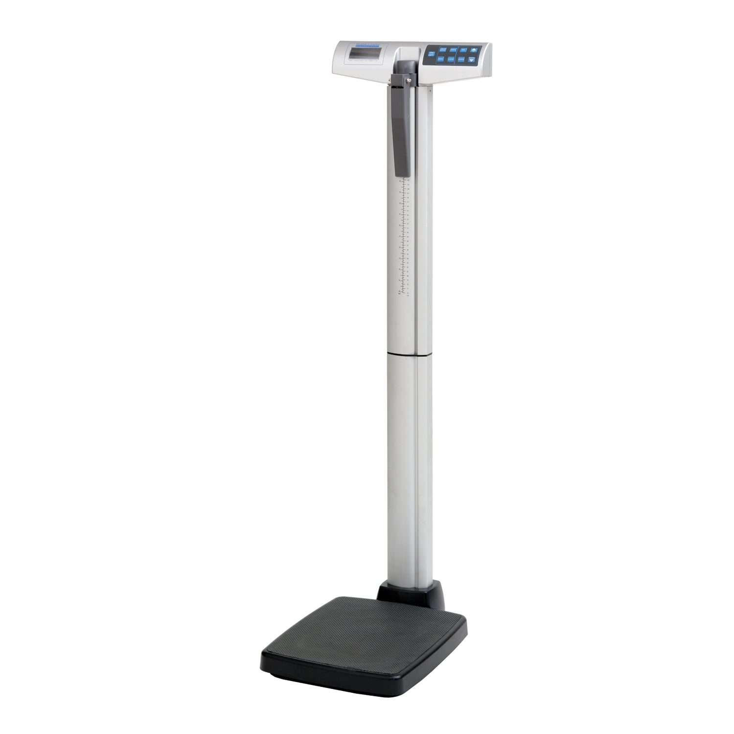Digital Scale, 660 lb/300 kg Capacity, 30" - 84_" (76cm-214cm) Height Rod, Platform Dimensions 13_" x 16_" x 2 3/8", EMR Connectivity via Optional Pelstar Wireless Technology, (6) AA Batteries (included) or Adapter (ADPT31 - not included) (DROP SHIP ONLY) (091218)
