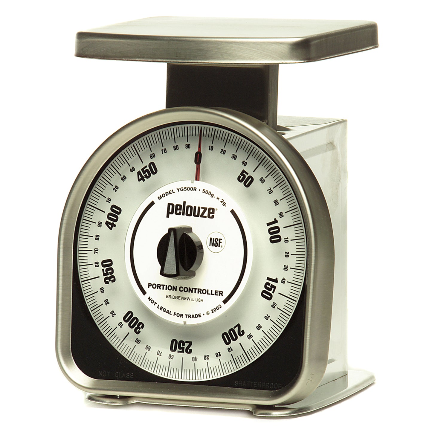Mechanical Diaper/ Small Platform Scale, Stainless Steel Weighing Surface, Lightweight & Portable, 500g Capacity, 2g Graduation