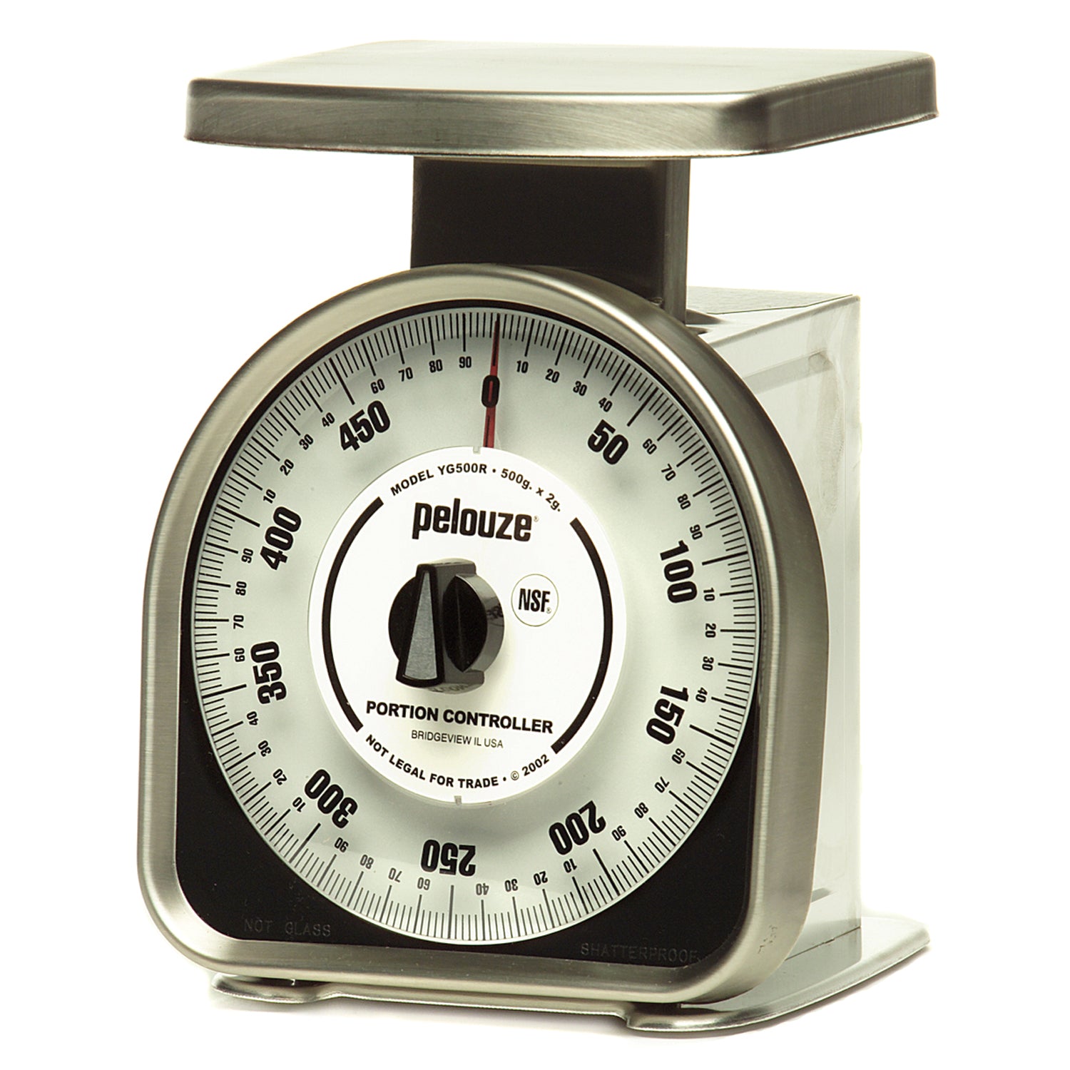 Mechanical Diaper/ Small Platform Scale, Stainless Steel Weighing Surface, Lightweight & Portable, 500g Capacity, 2g Graduation