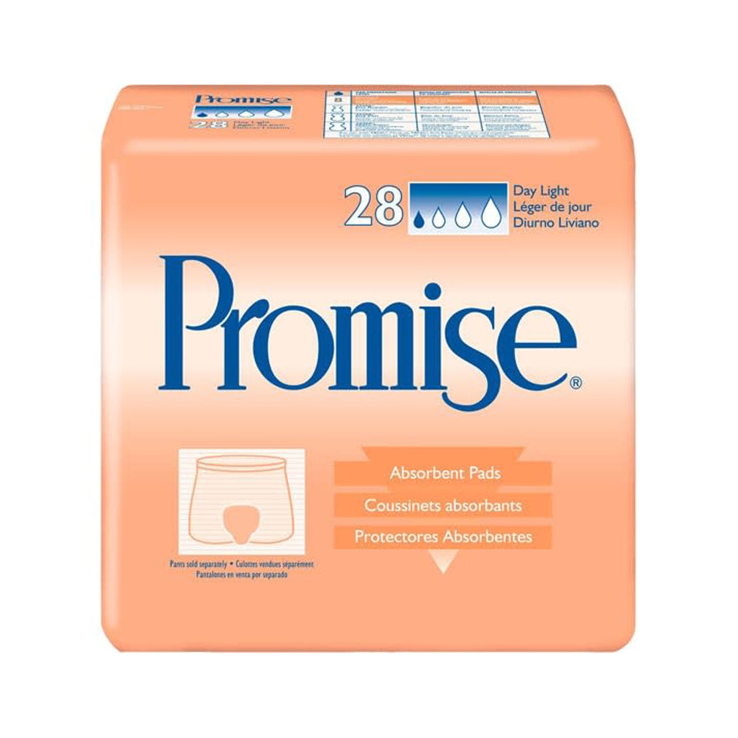 Pads, Day Light, Promise, 28/pk, 3 pk/cs (Continental US Only)