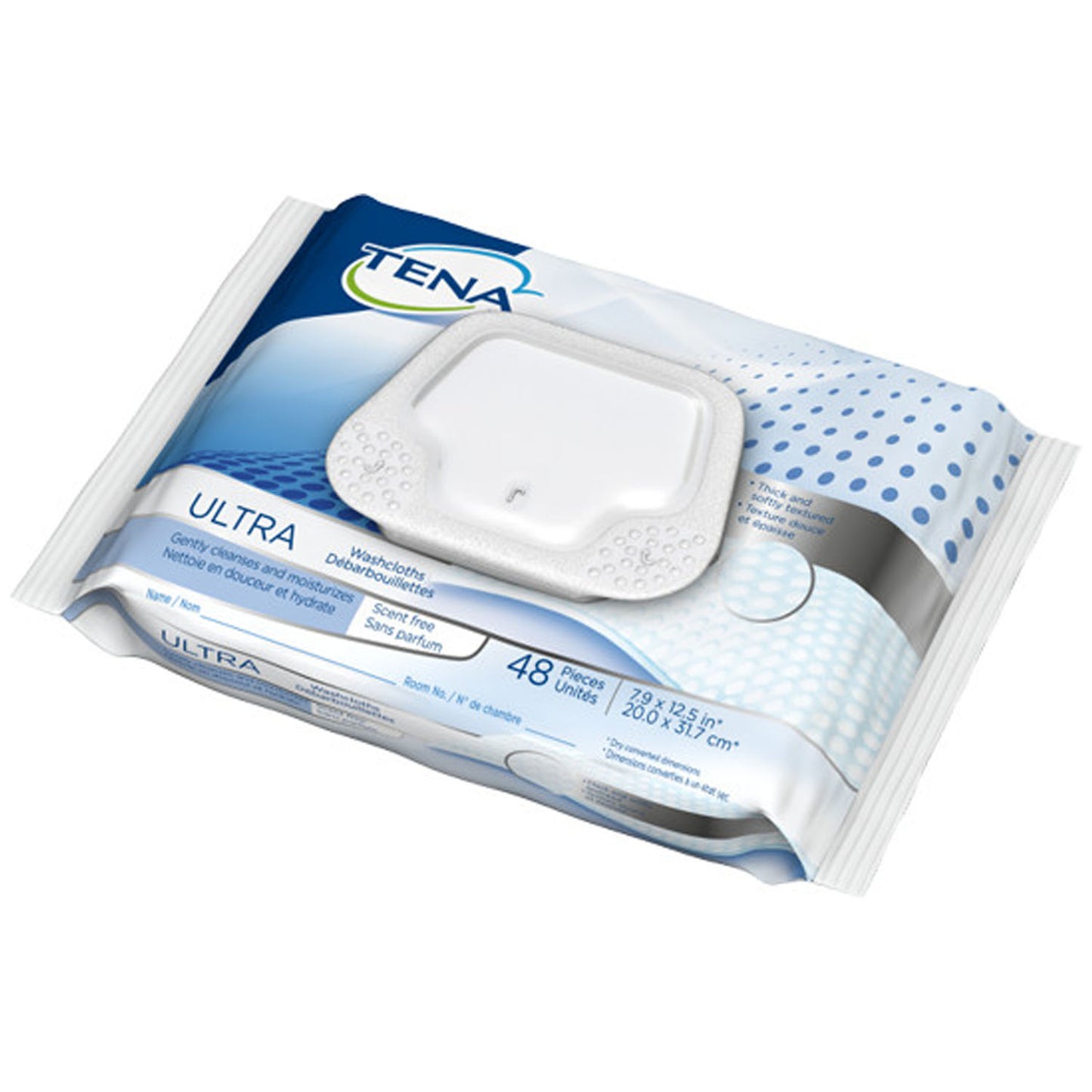 Washcloth, Scent-Free, 7.9" x 12.5", 48/pk, 12 pk/cs (Continental US Only)