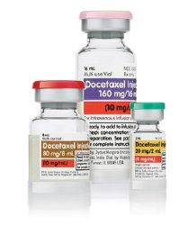 Docetaxel Injection, USP, 10 mg/ml, 8 ml Vial, Multiple Dose, Onco-Tain Glass Fliptop Vial (Rx) (Item is Non-Returnable) (We must have your Wholesale Drug License on File before shipping this product) (US Only, Excluding IN and ND)